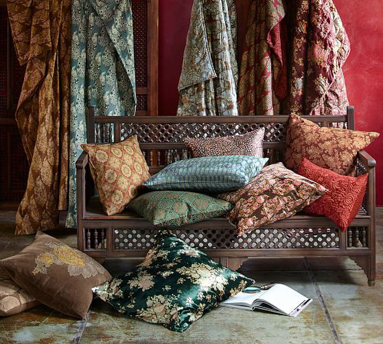 Pottery Barn USA-Block Printed Soft Furnishings Collection