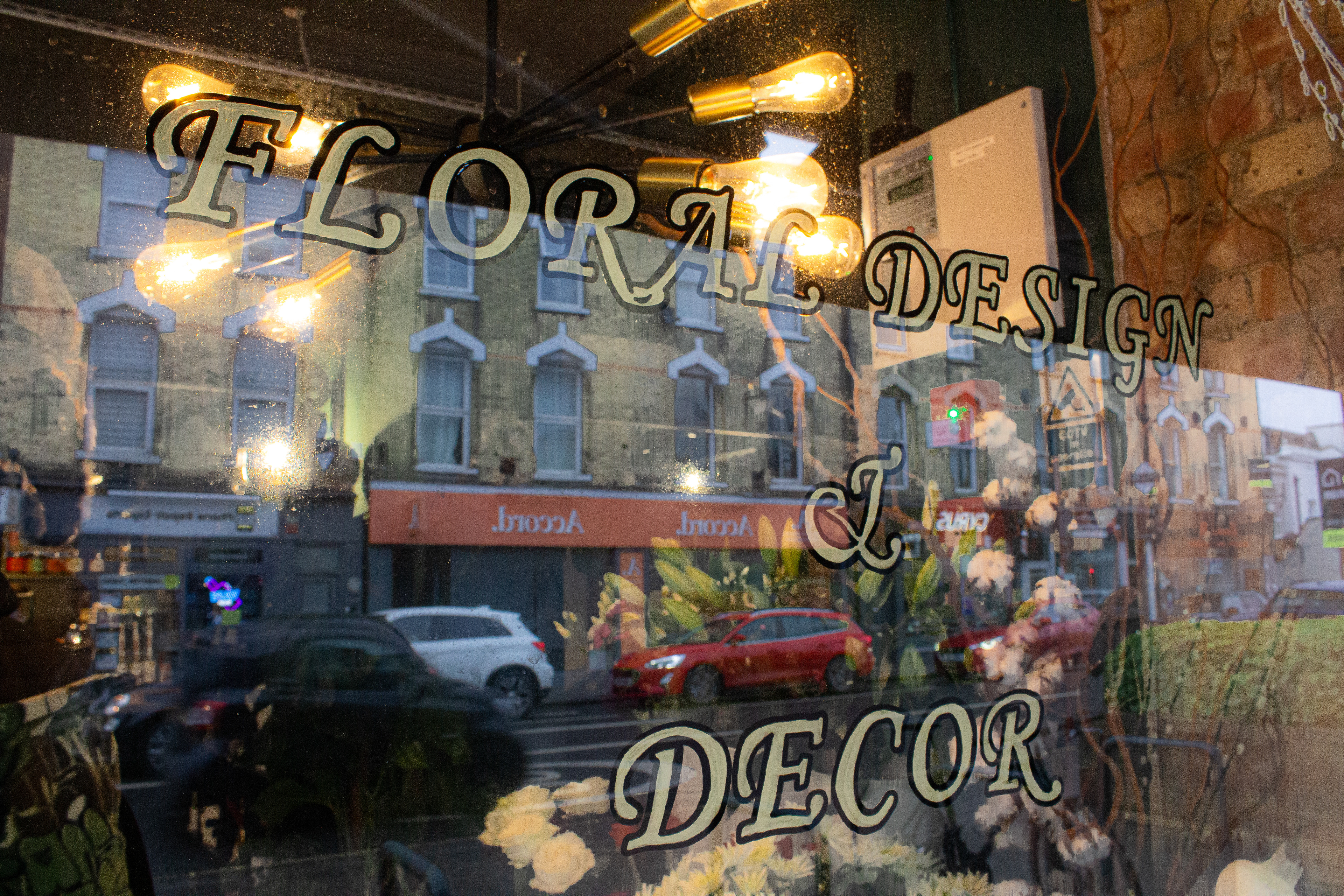 Custom Metallic Hand Lettering Sign