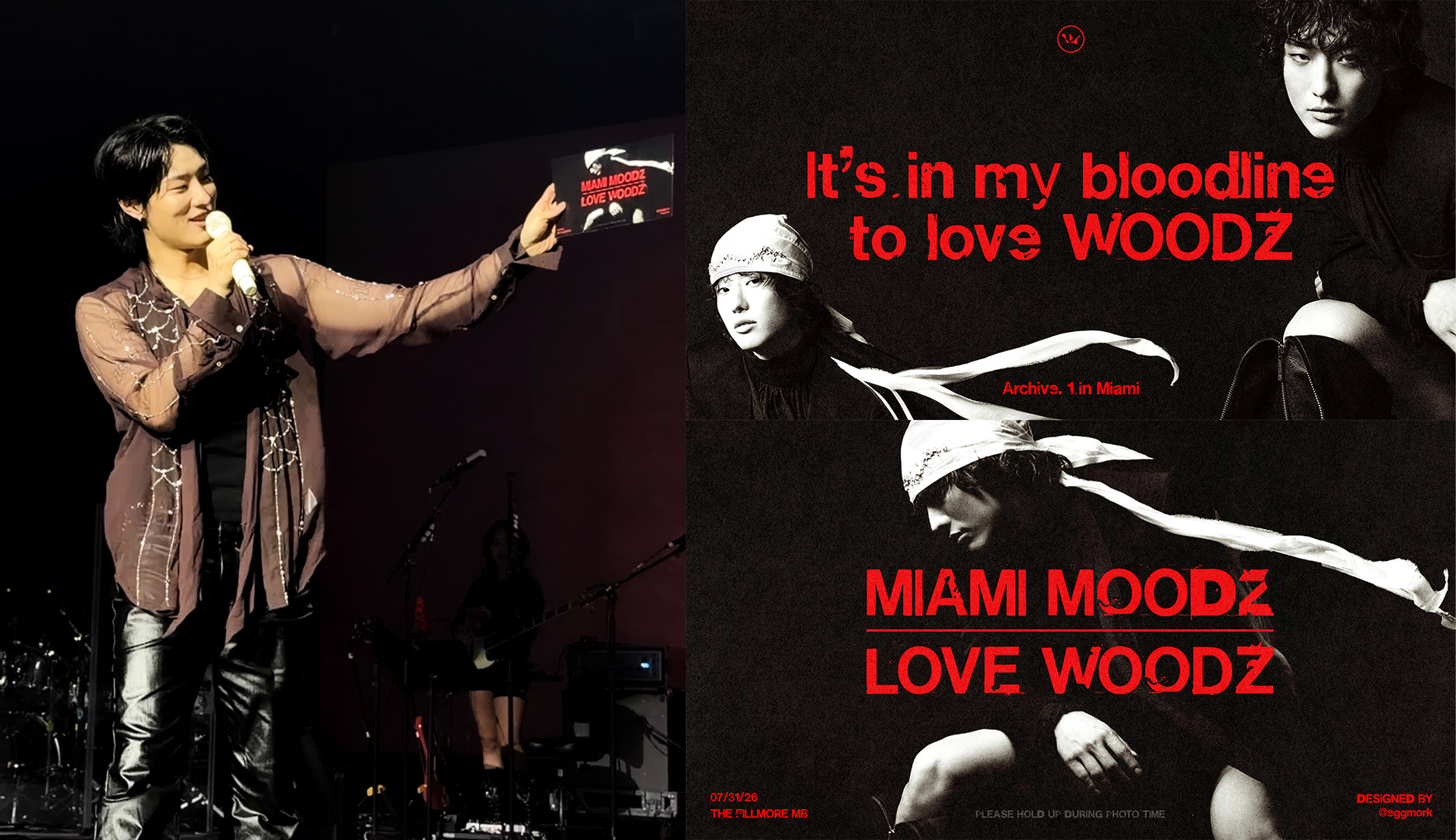 WOODZ IN MIAMI - Banner Design