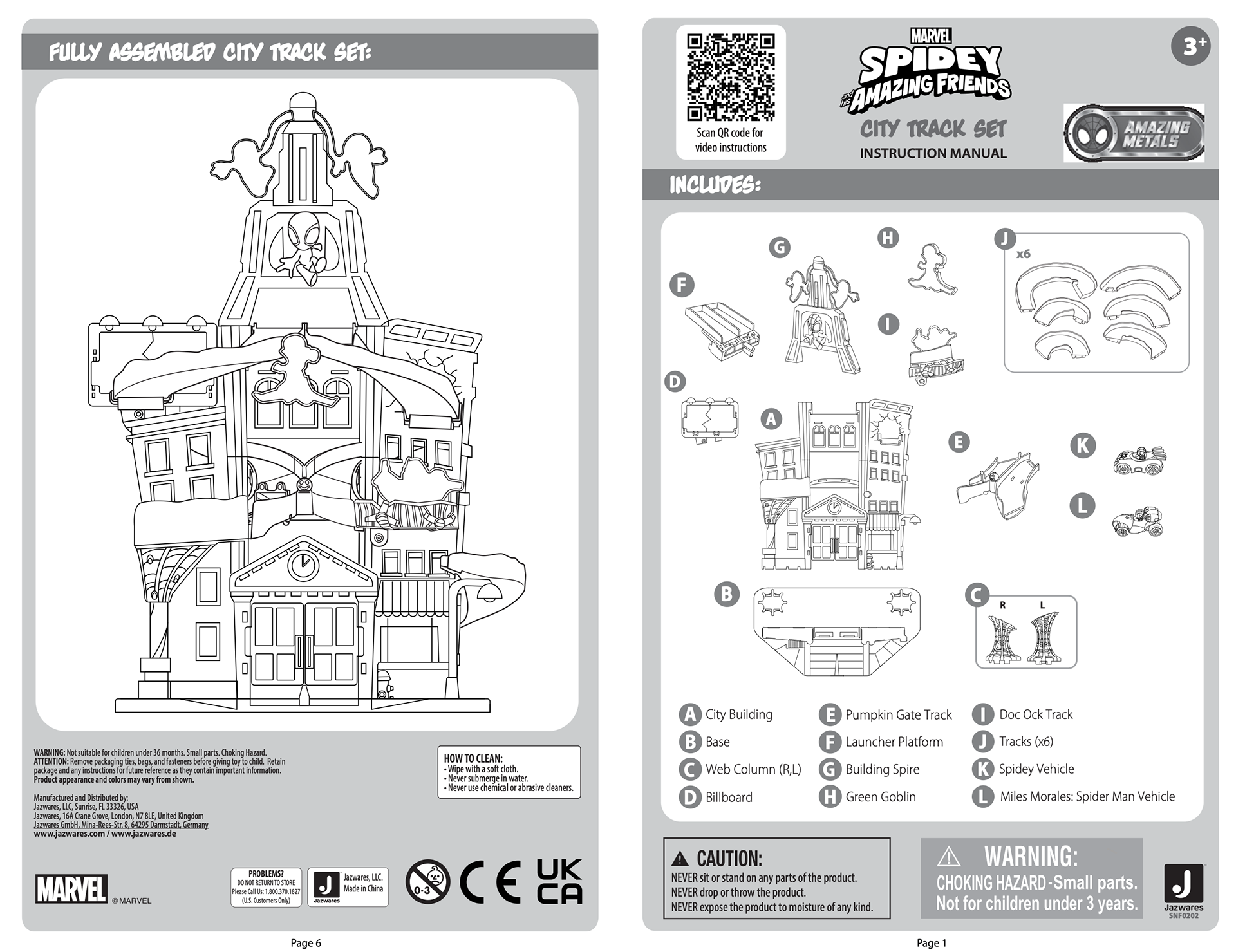 Instructional Manual developed for City Track Set