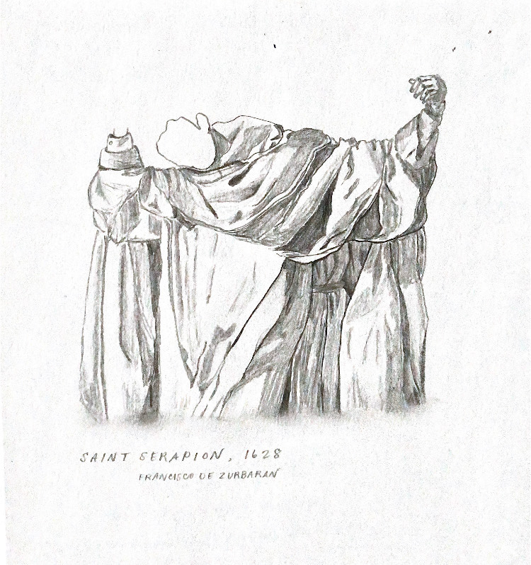 shading/fabric/drapery study (2019)