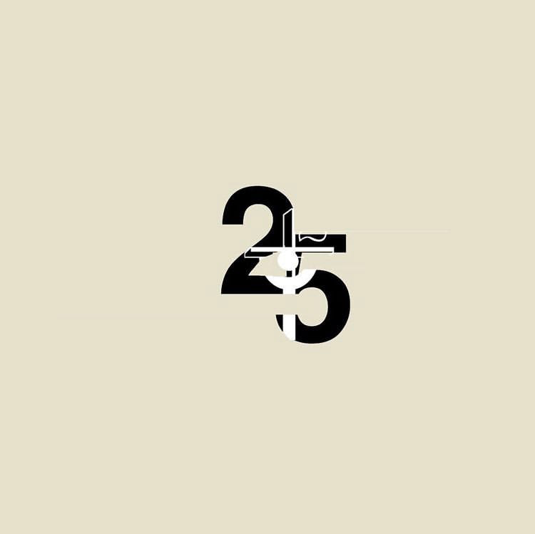 25th anniversary logo.