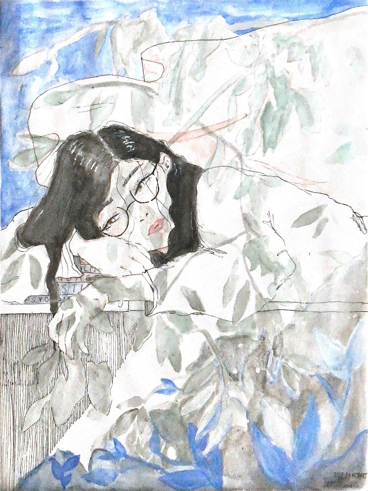 watercolor study, 2019