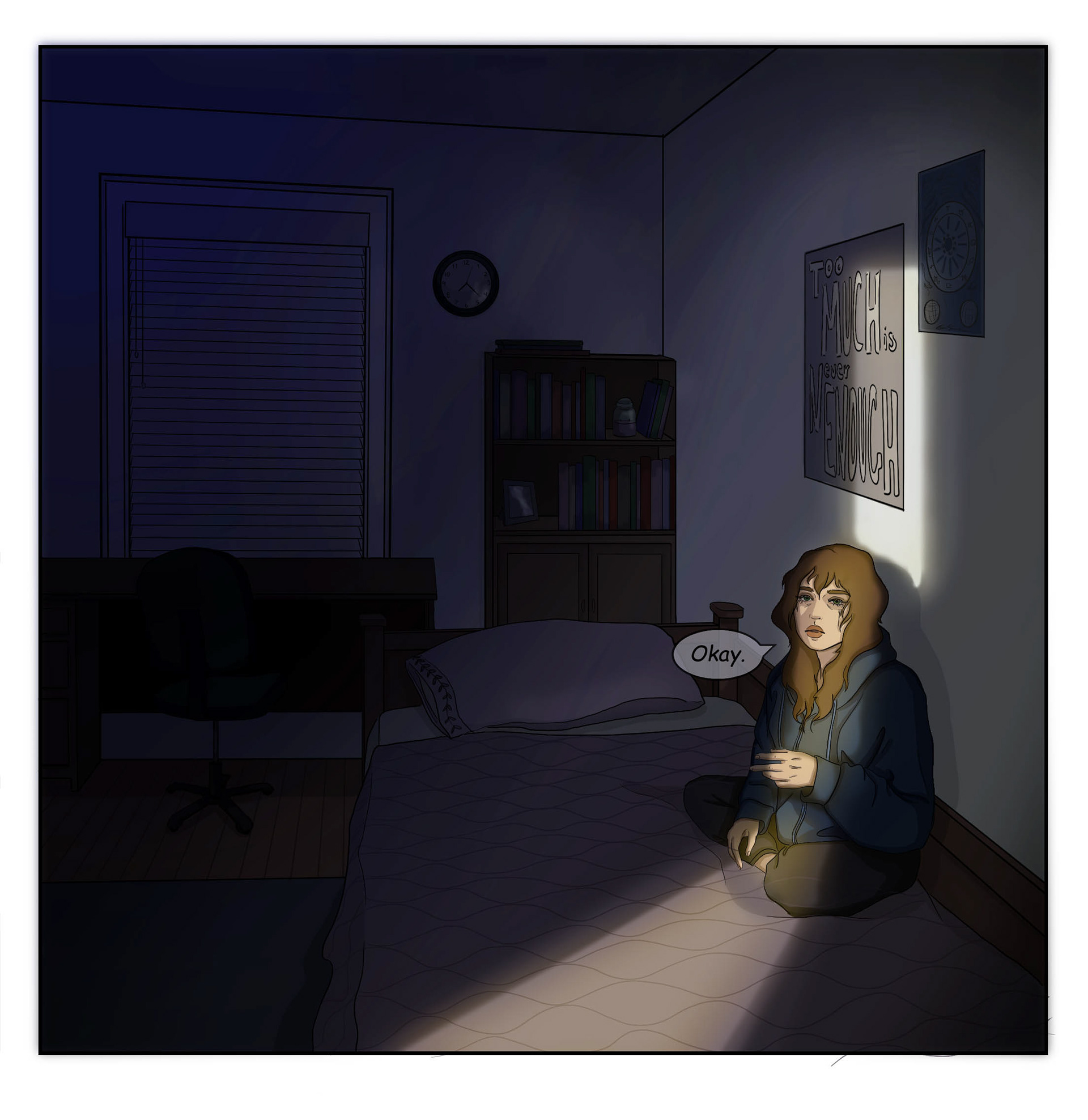 "Silence Settles Heavy in Empty Rooms " 6 - Photoshop, 2020