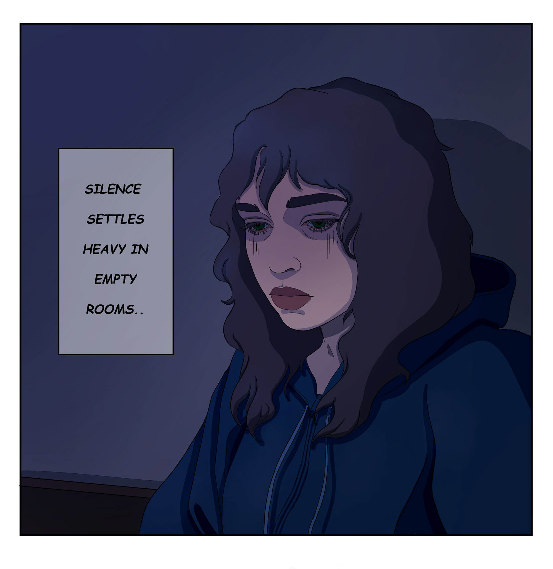 "Silence Settles Heavy in Empty Rooms " 1 - Photoshop, 2020