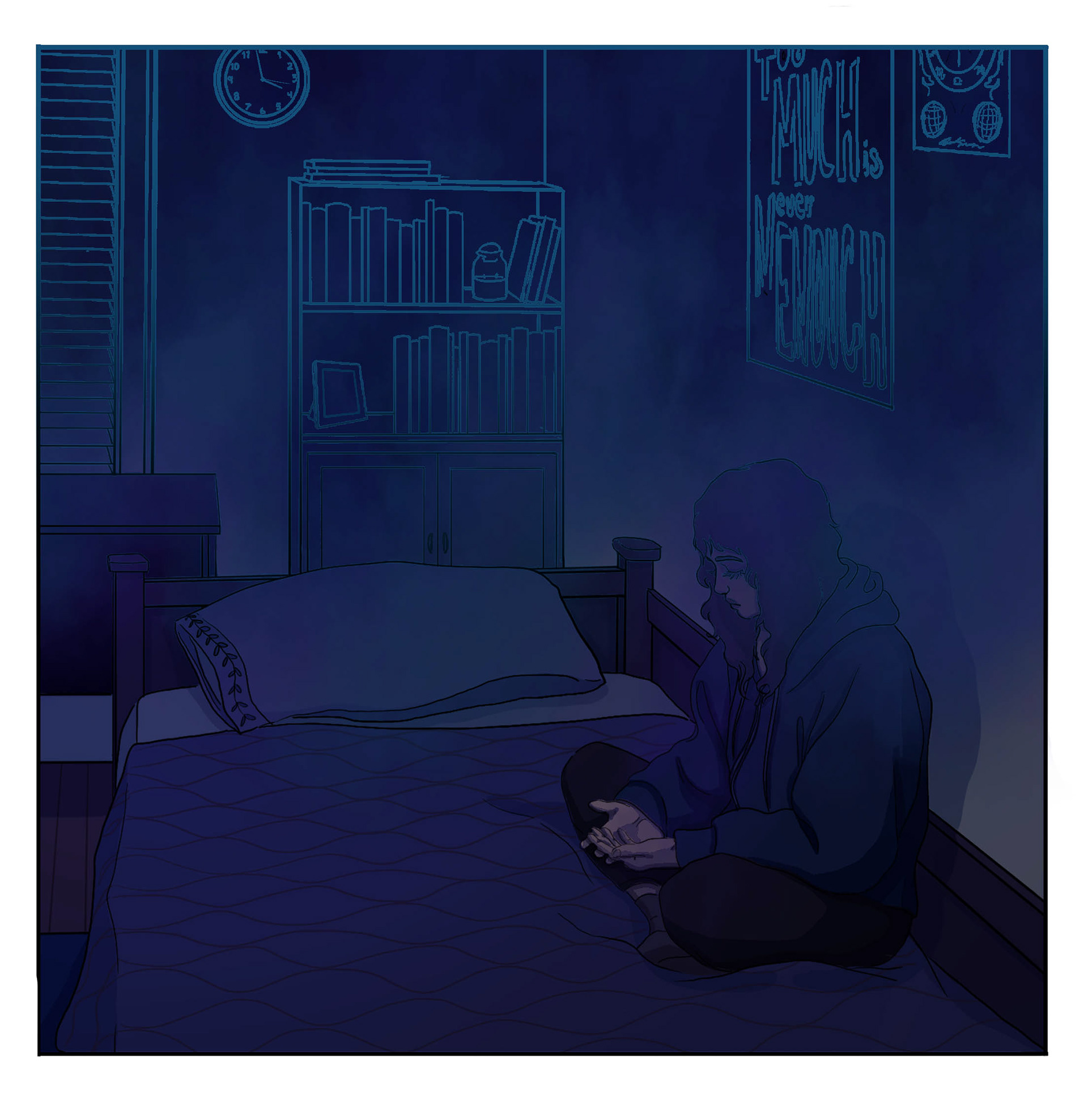 "Silence Settles Heavy in Empty Rooms " 4 - Photoshop, 2020