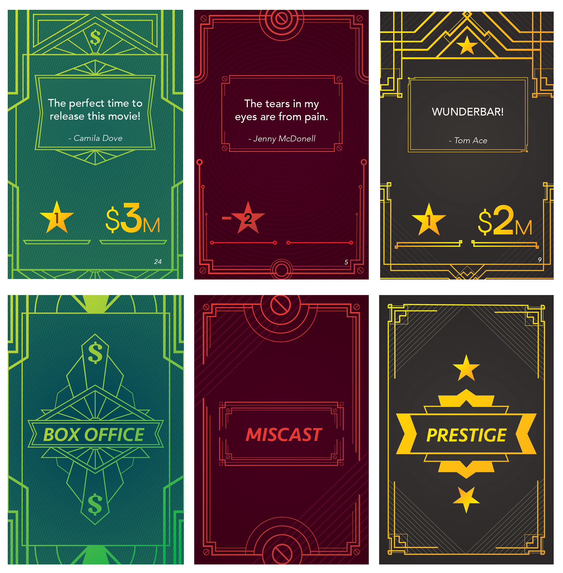 Box Office Cards