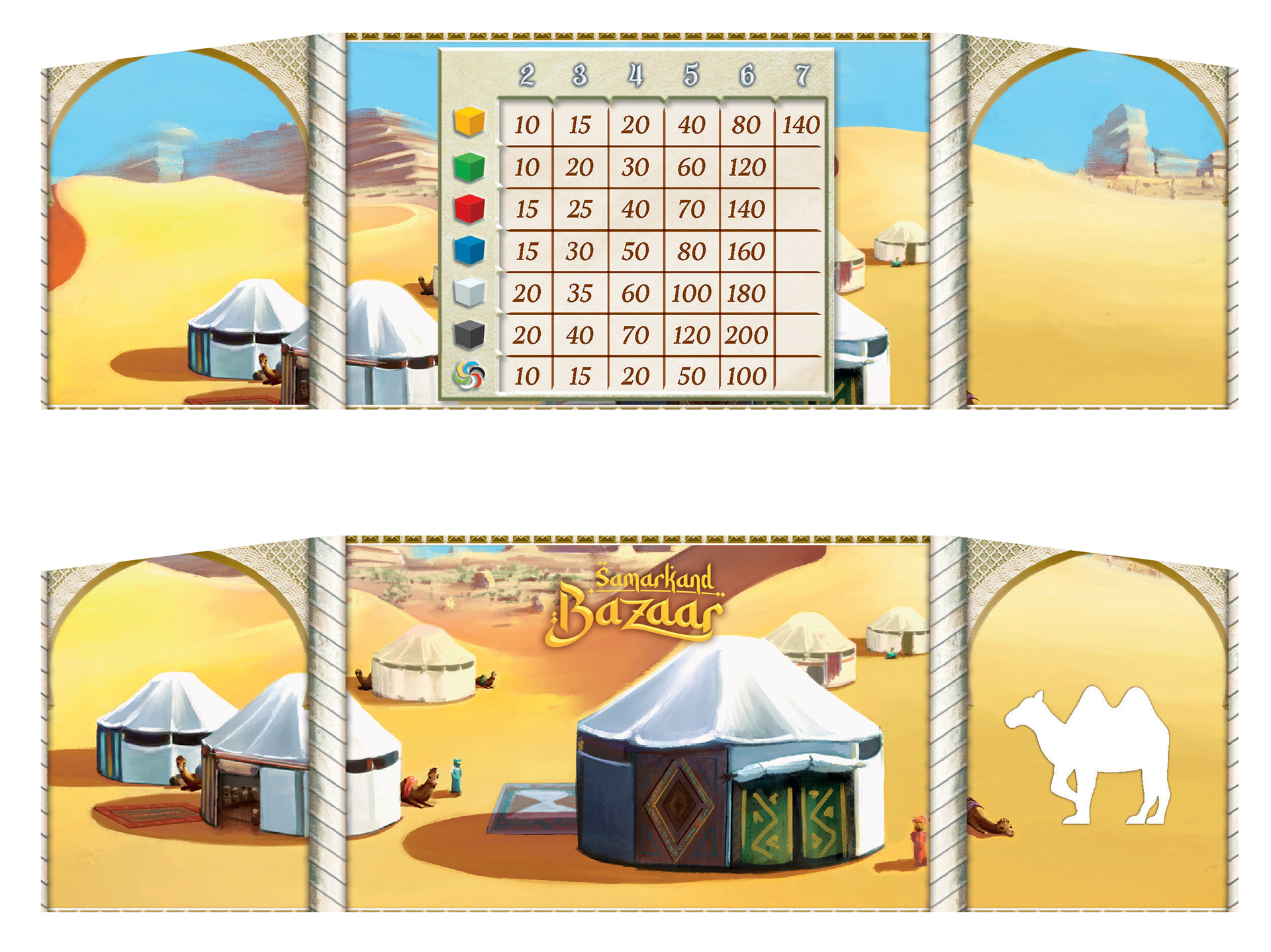 Player Screens (Dune illustration by Joao Tereso)