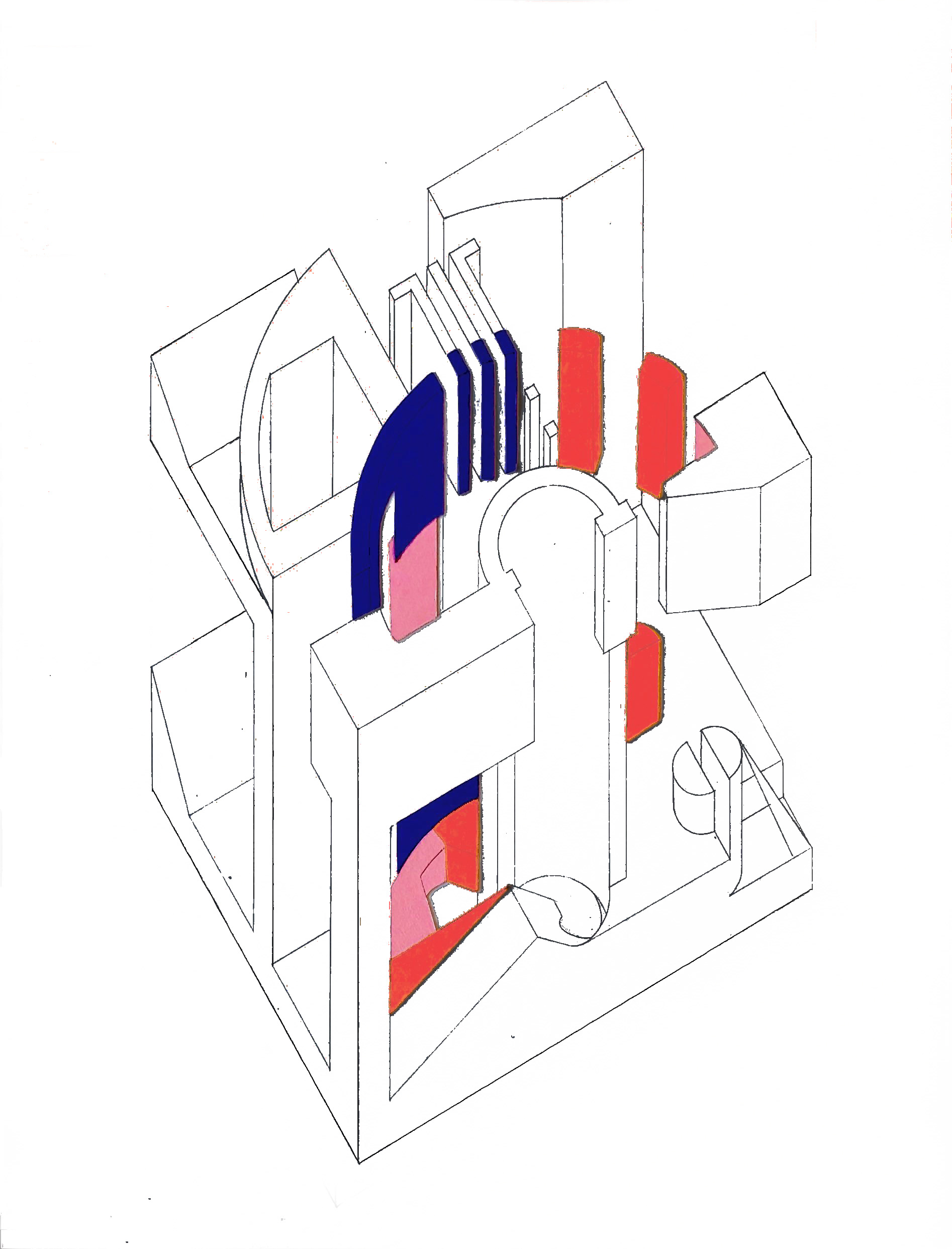 Hidden Line Axonometric