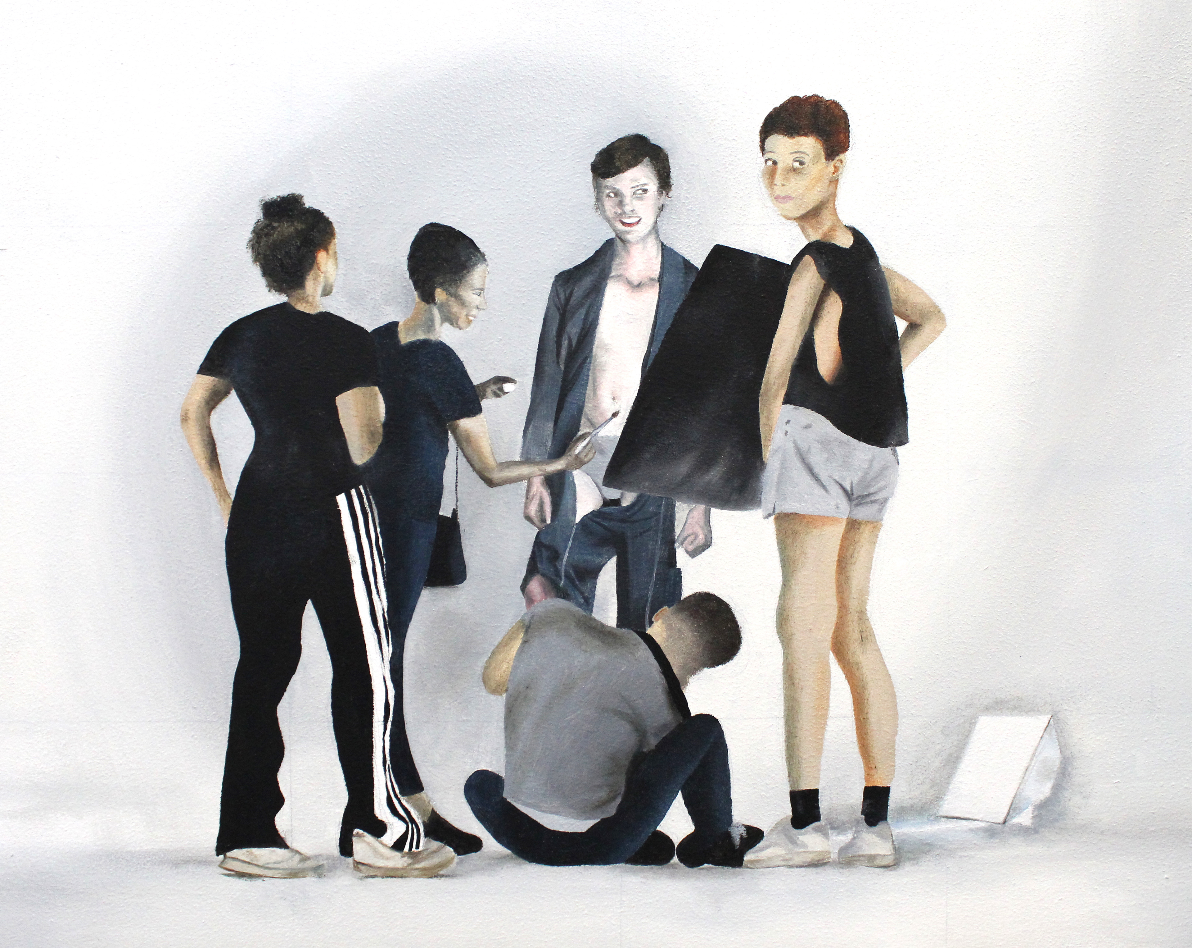 Vanity Teen Shoot, 2016. Oil.
