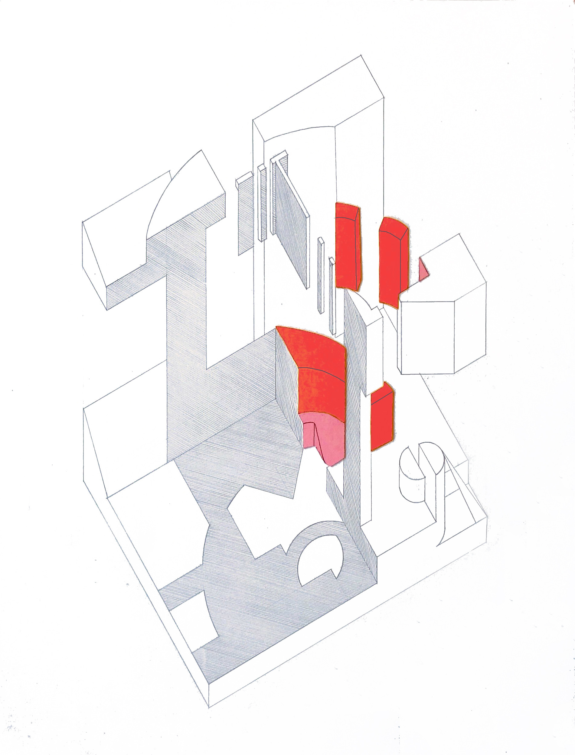 Cut Away Axonometric