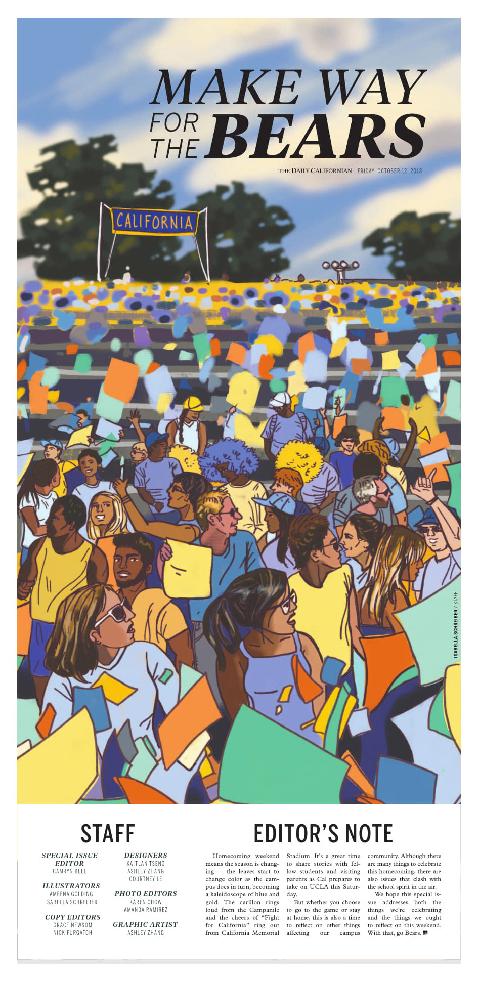 Cover Illustration by Isabella Schreiber