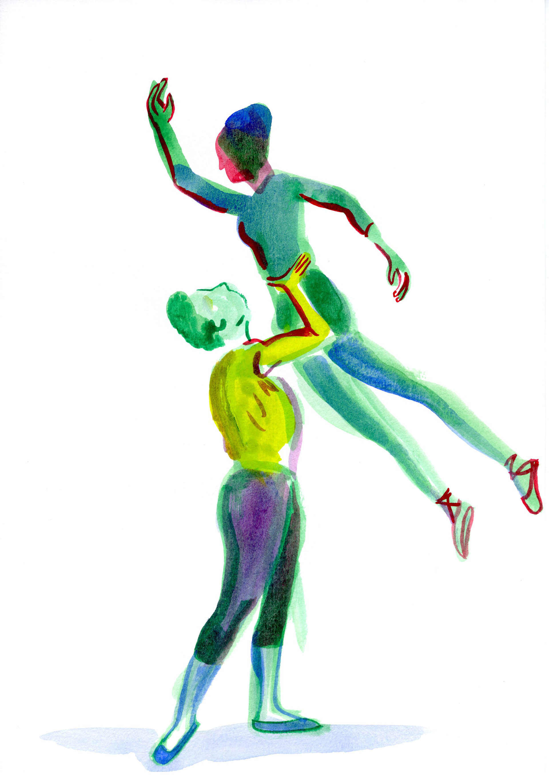 Dancer 2 - Size A4 - 150 Euro