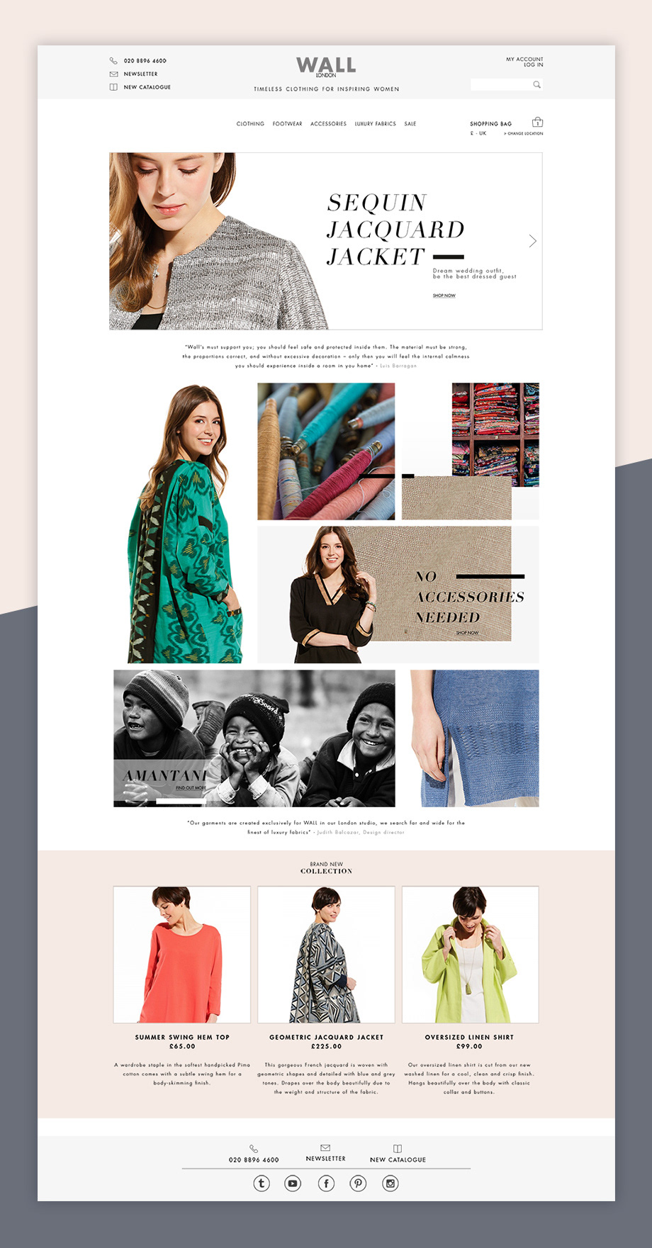 Wall London - Web Design