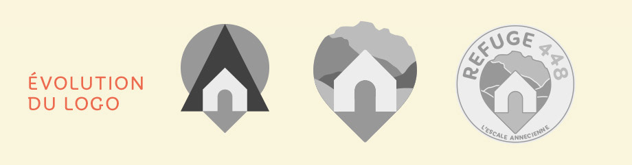 évolution créative du logo Mazot Cosmique