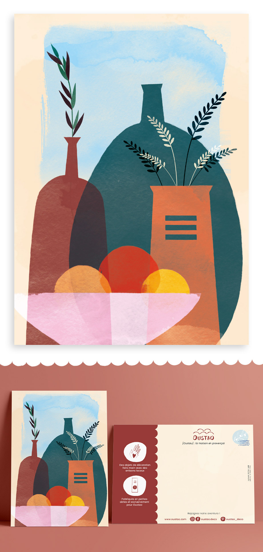 Oustao - Illustration & leaflet