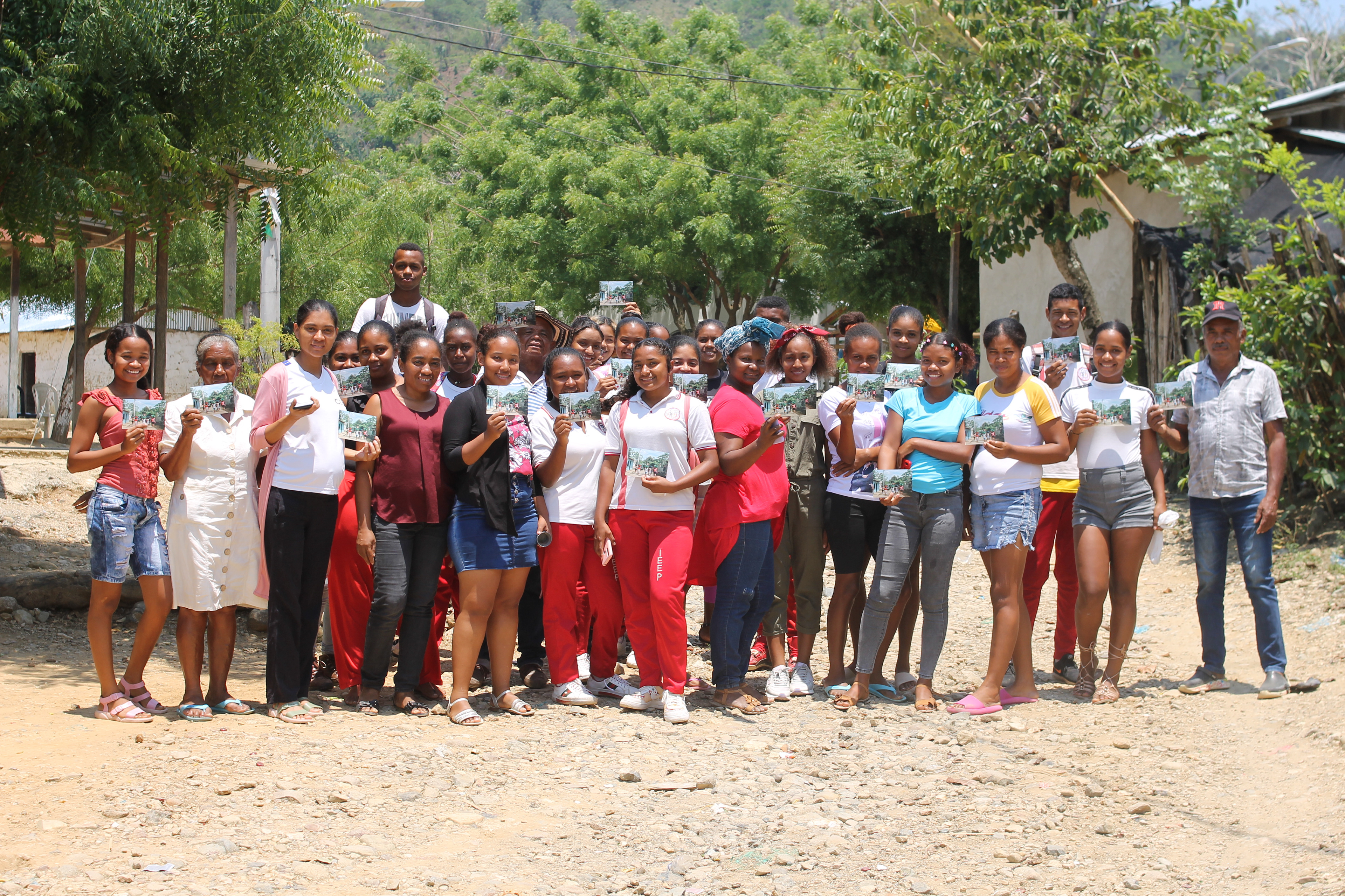 Lanzamiento del pódcast en el Consejo Comunitario Santo Madero