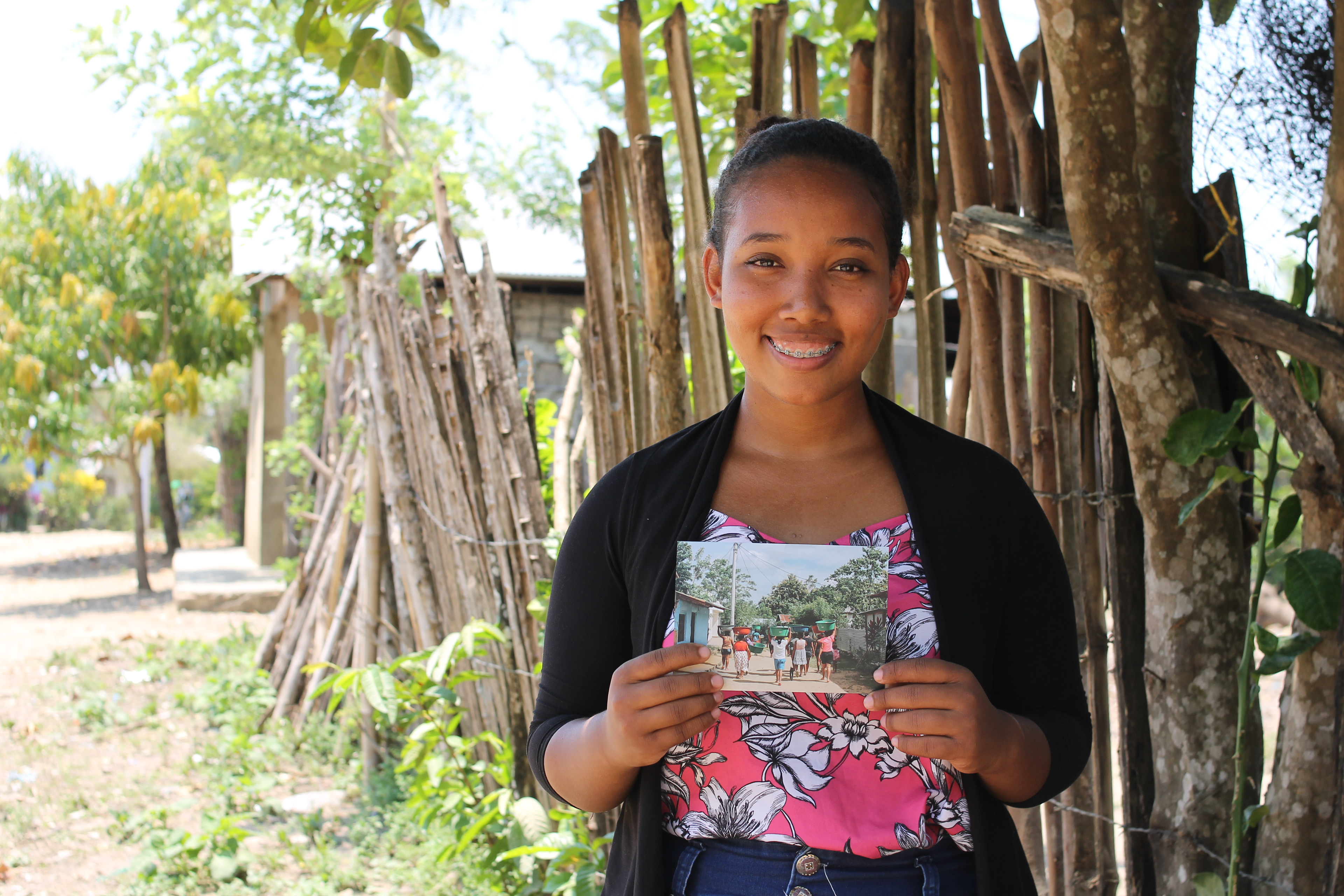 Jhaondrys Ariza, integrante del Consejo Comunitario Santo Madero