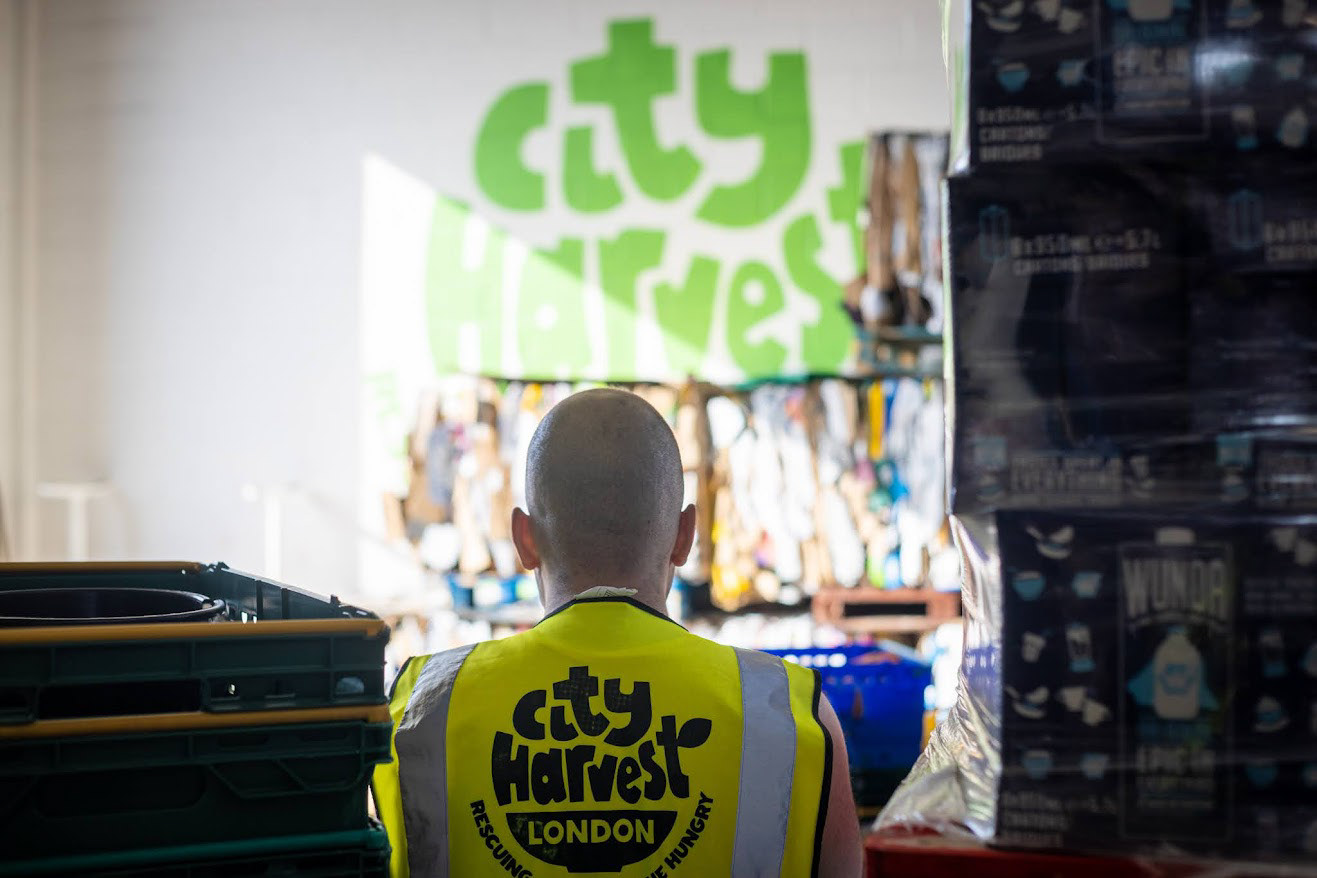 In the warehouse at City Harvest