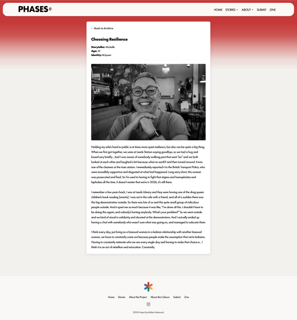 Story Page with Photo