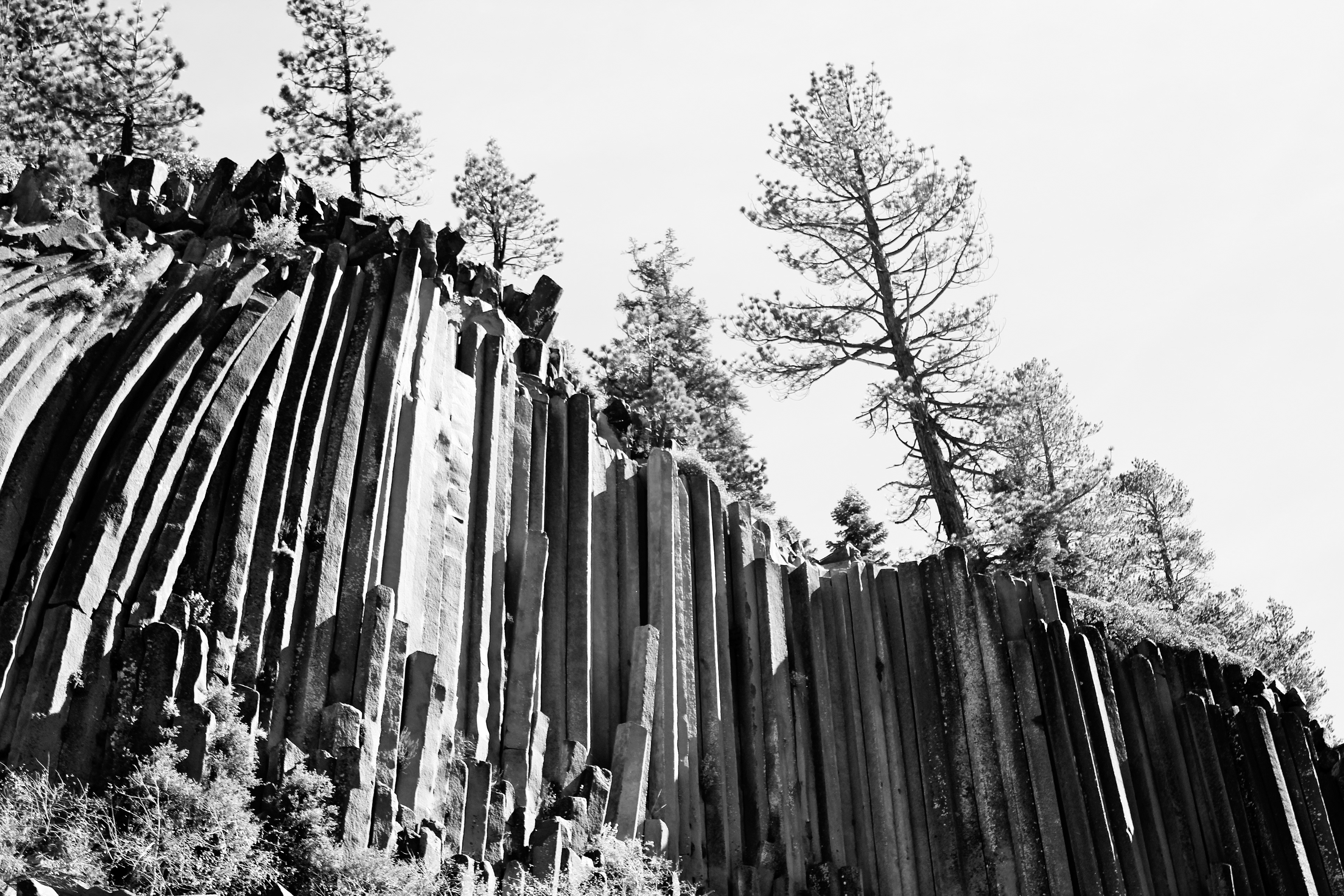 Devil's Postpile, Mammoth Mountain, Mammoth Lakes, California - Oct 2010. Canon EOS REBEL T2i