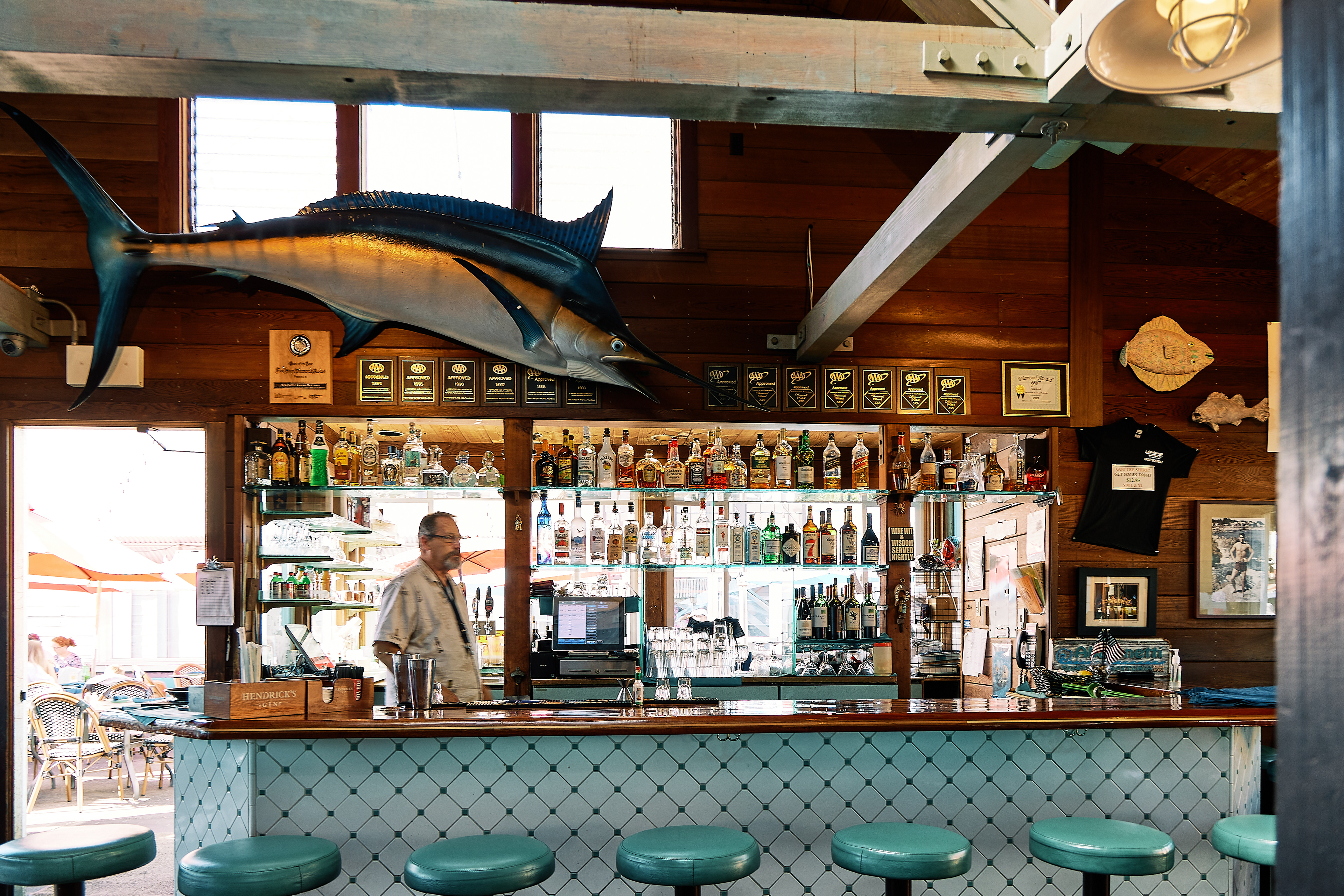 Abalonetti Bar & Grill, Monterey, California - July 2022. Canon EOS R6 | Canon RF 24-105mm F4L IS USM