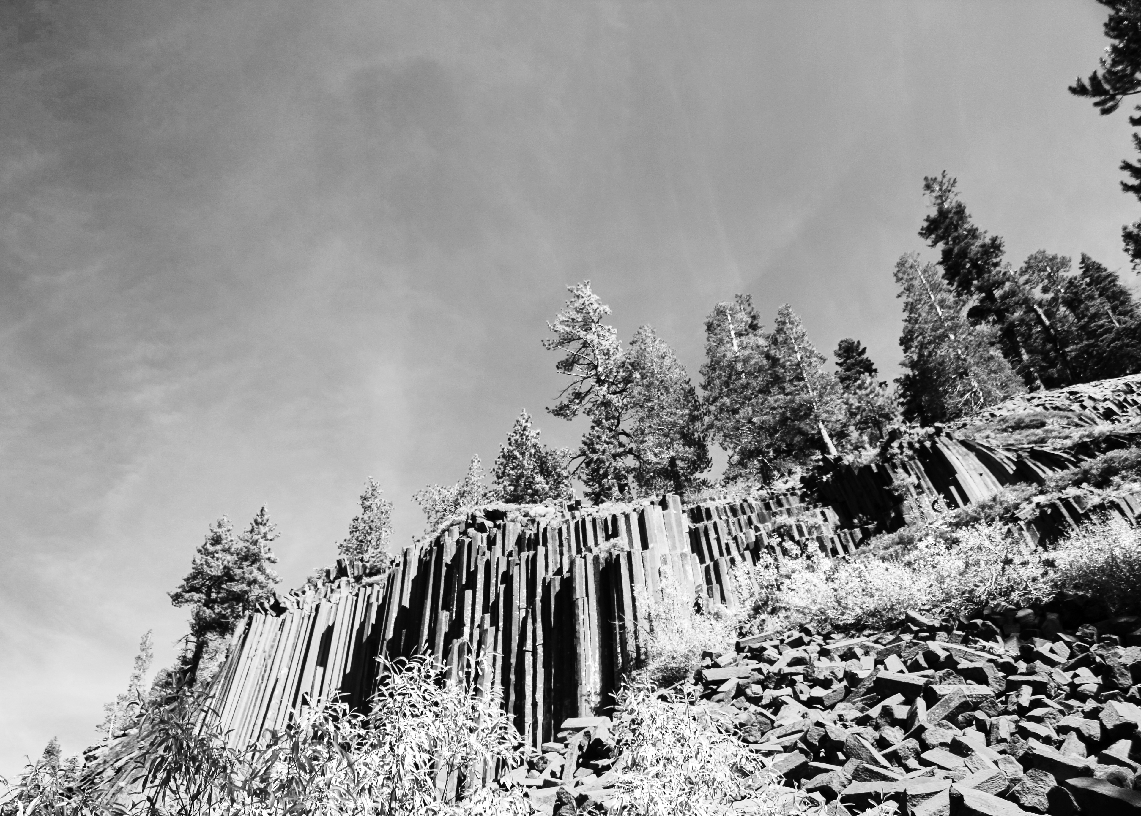 Devil's Postpile, Mammoth Mountain, Mammoth Lakes, California - Oct 2010. Canon EOS REBEL T2i