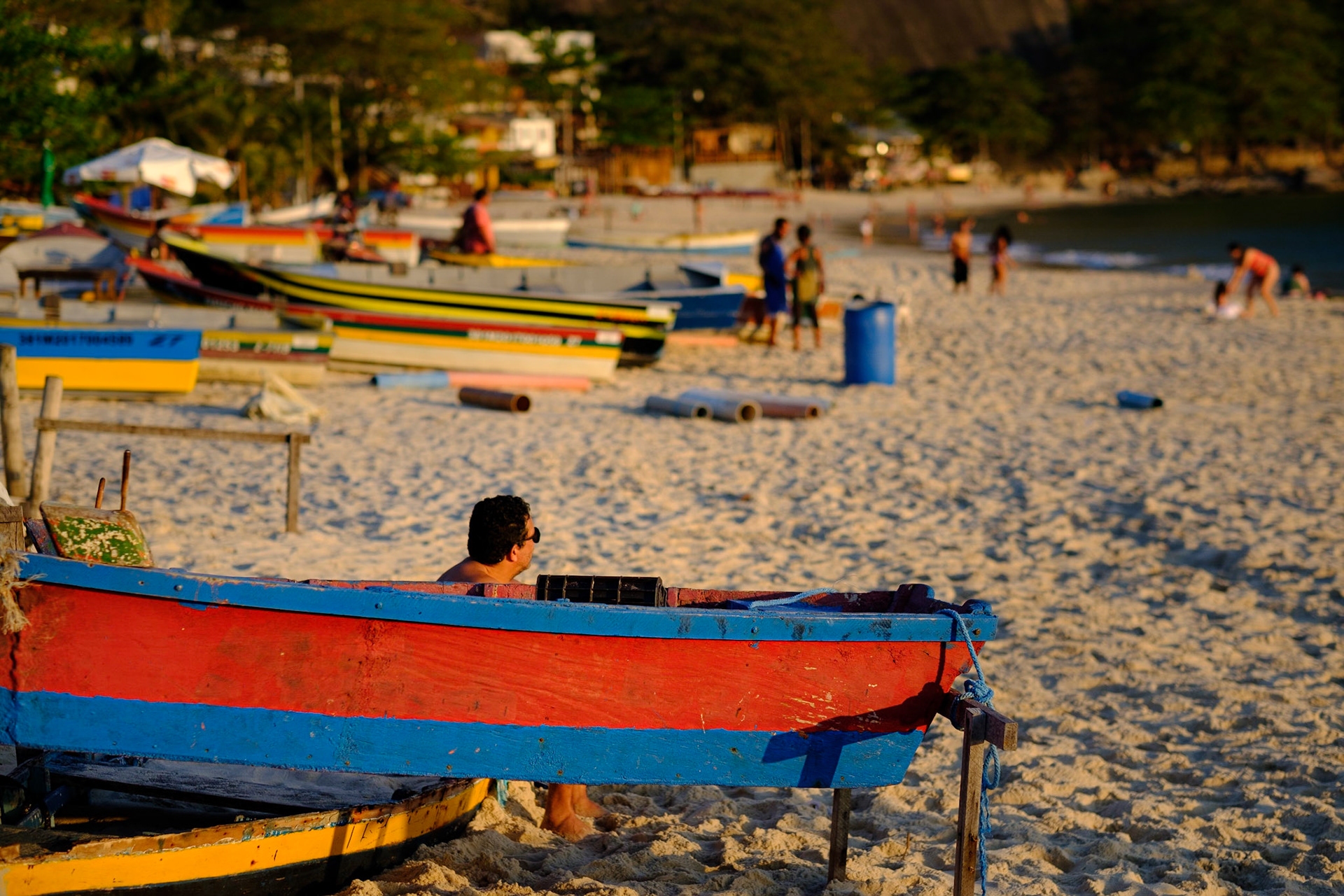 Fim de tarde em Itaipu