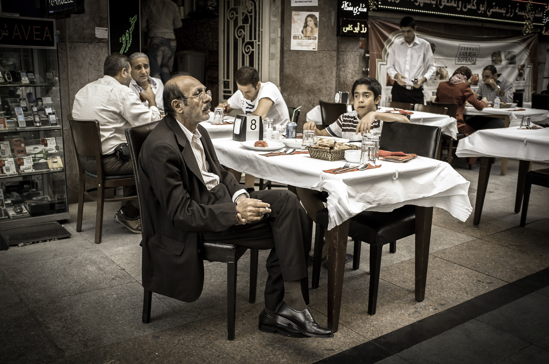 Eating together in Istambul