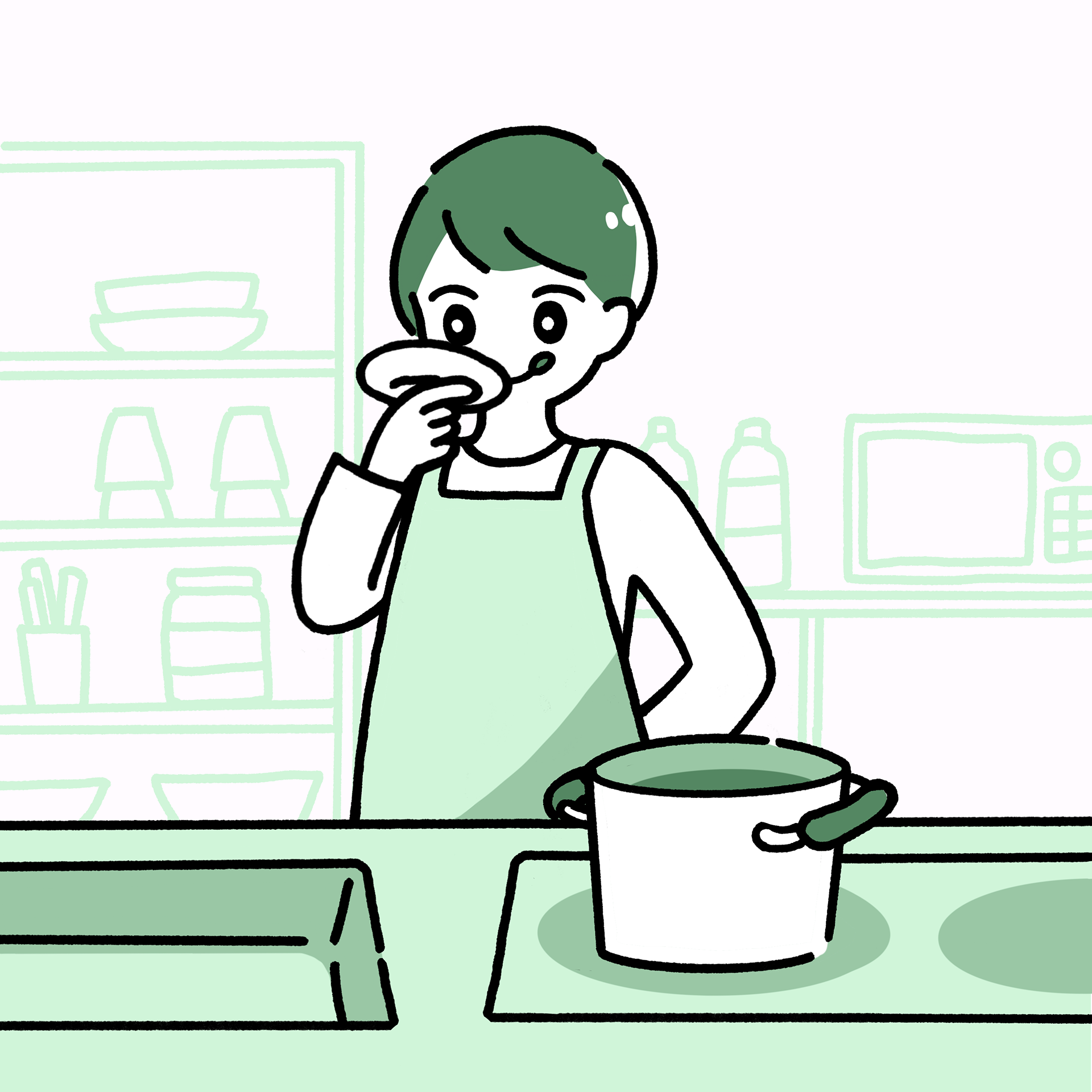 Cinoue Illustration 家事イラスト Cinoue Illustration 家事イラスト