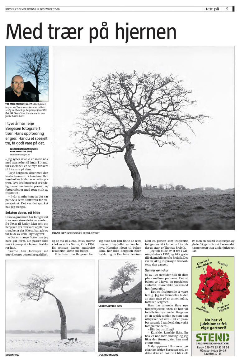 Project presentation in Bergens Tidende