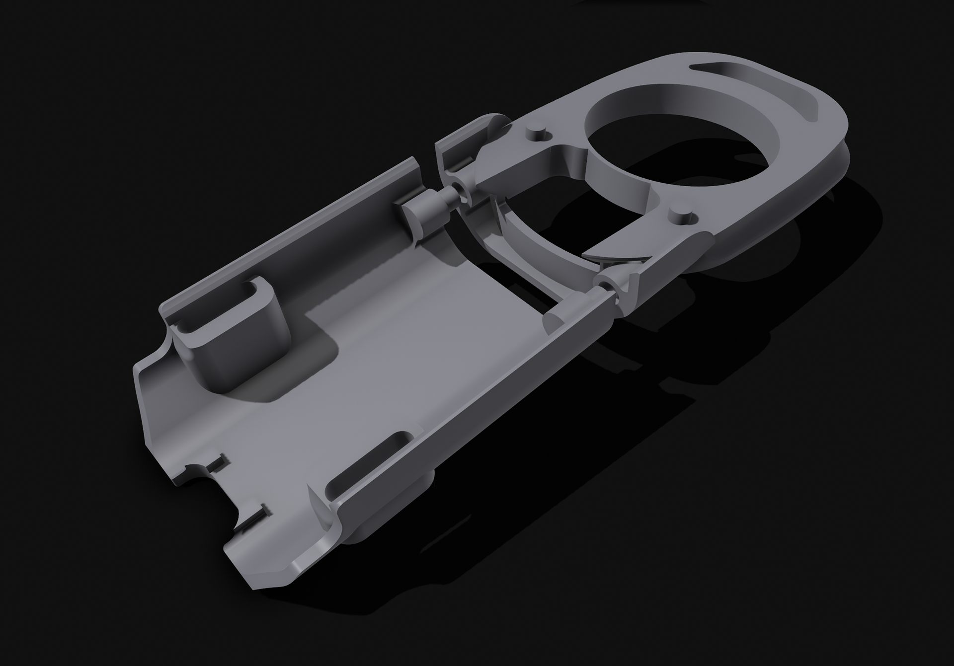 Render of 100mm stem assembly