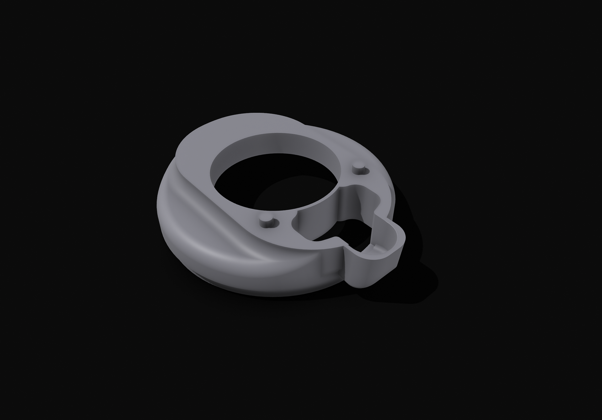 V2 Spacer with optional hose / wire exit