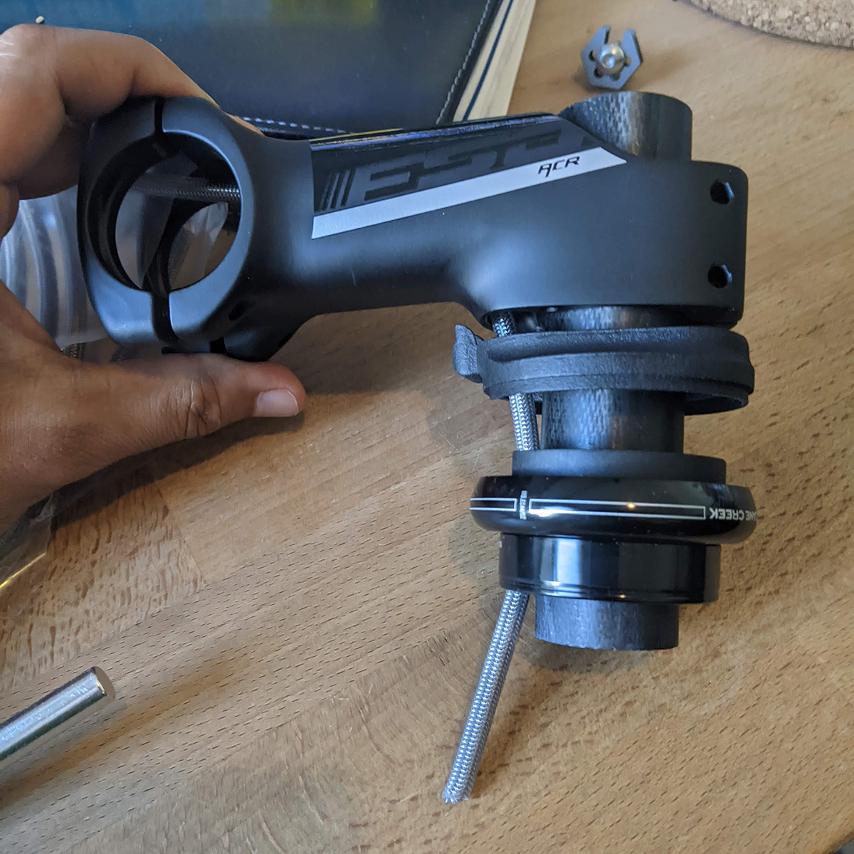 Prototype fitment of the custom headset cover