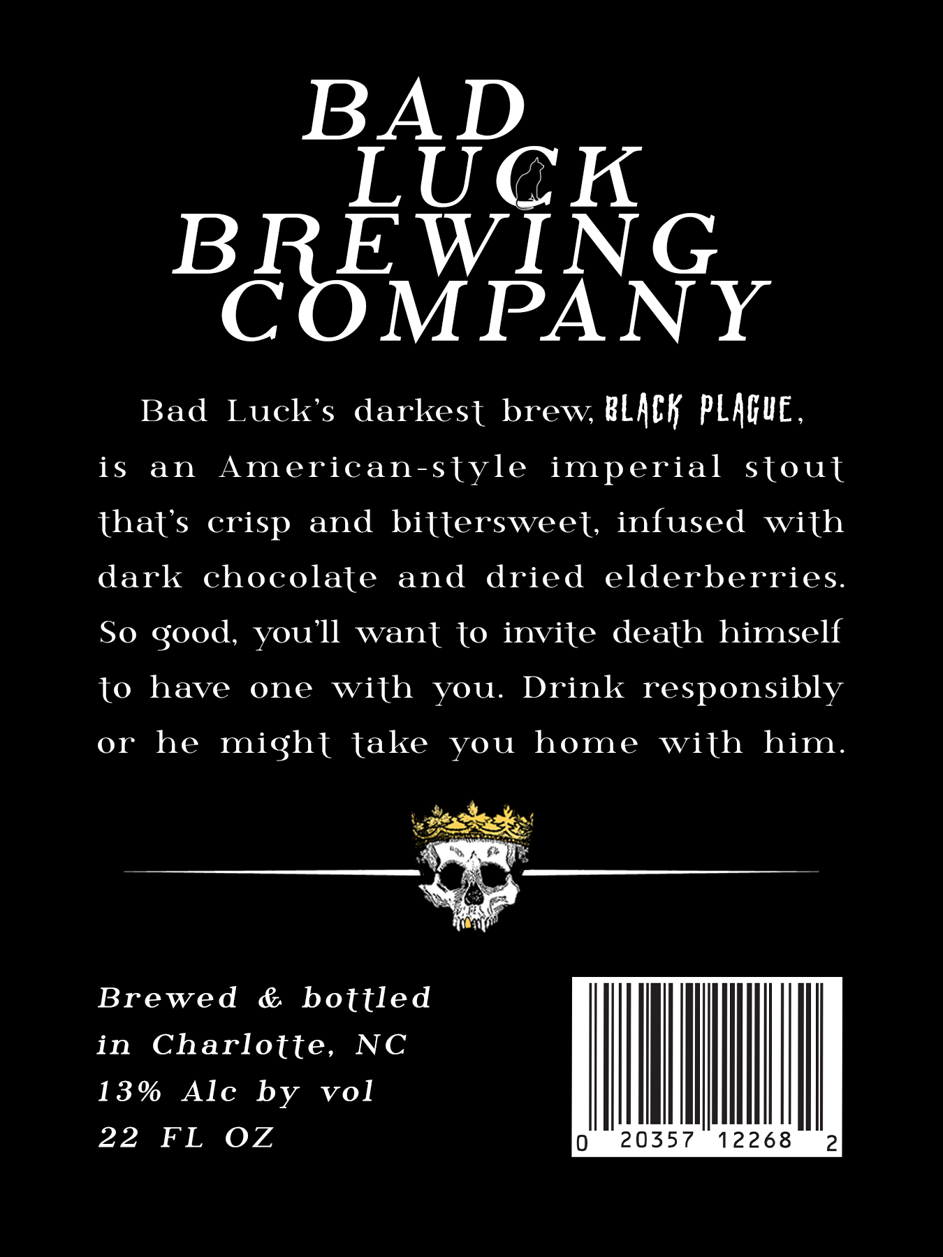 BACK LABEL