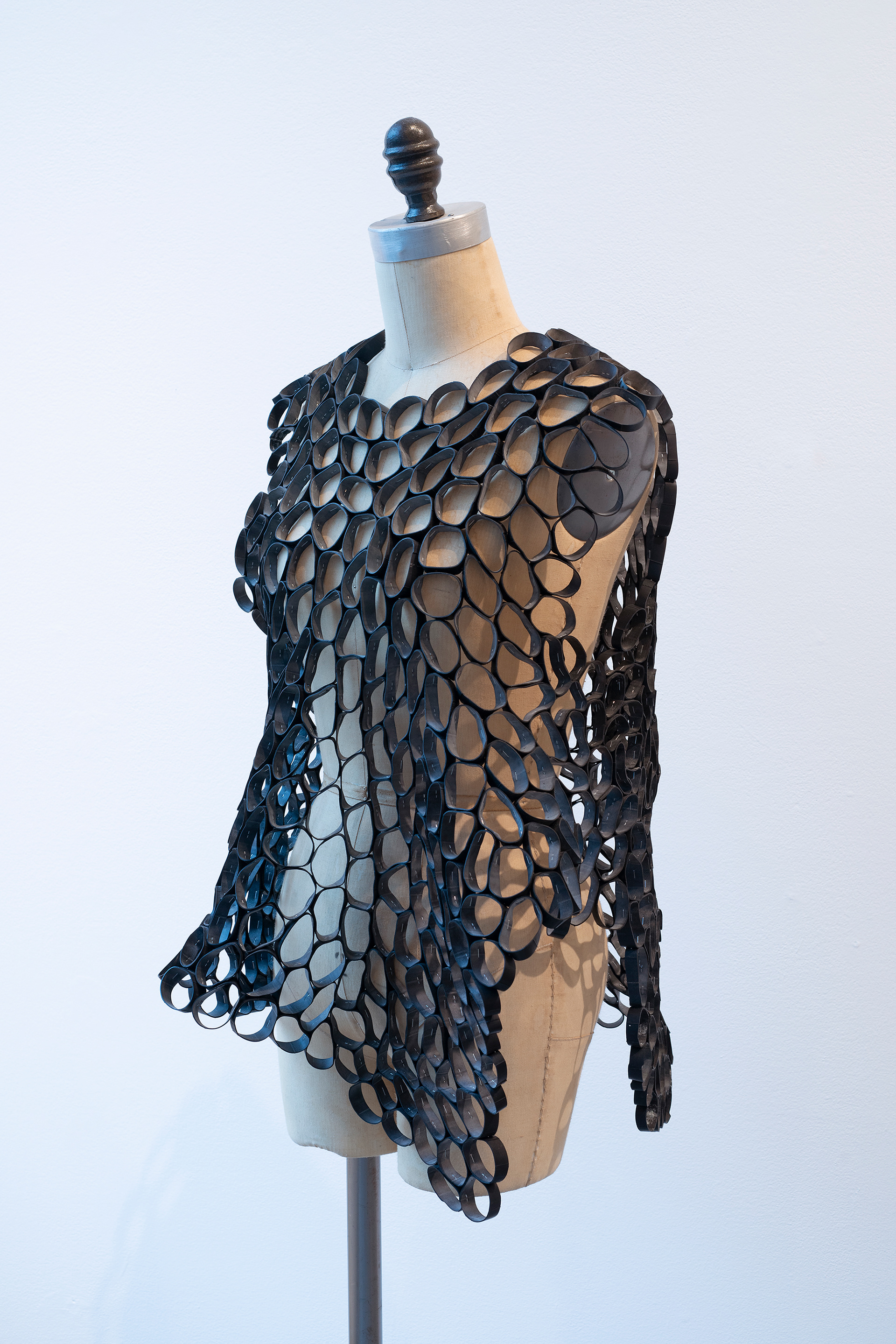Soft Sculpture #1 – Two Years of Isolation, 2022, 60" x 20" x 17"