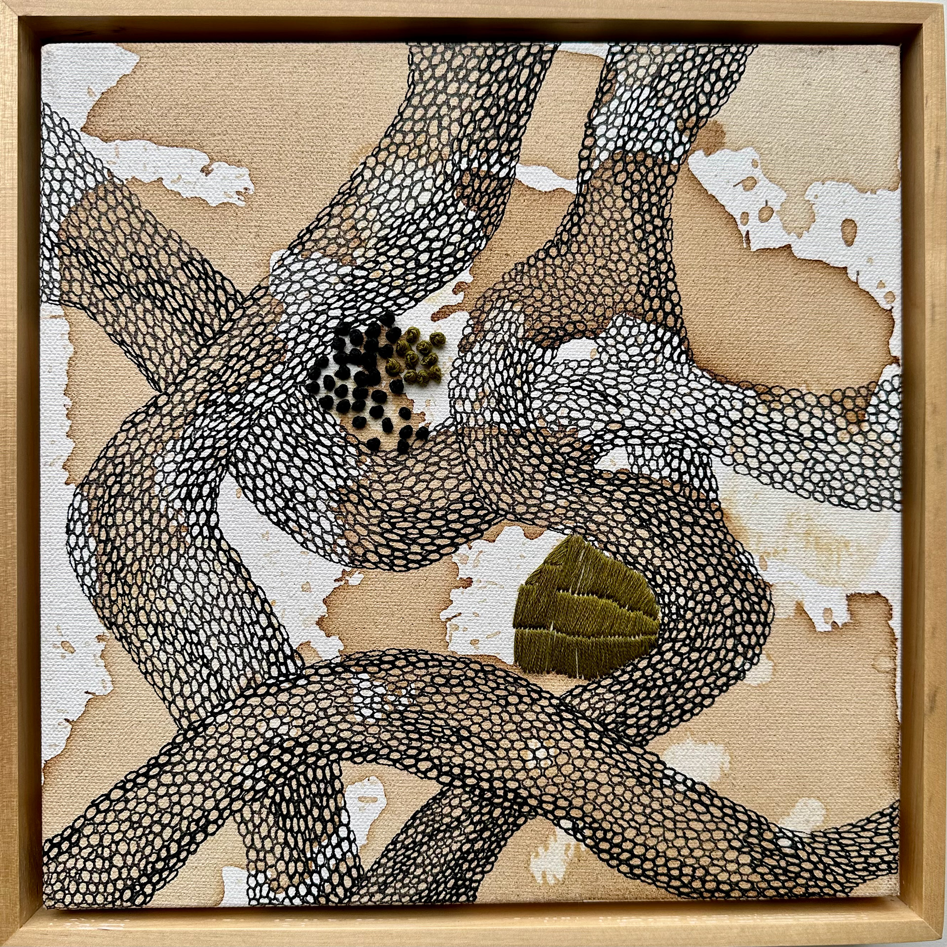 Flow #2; 2020; 11" x 11" x 2"