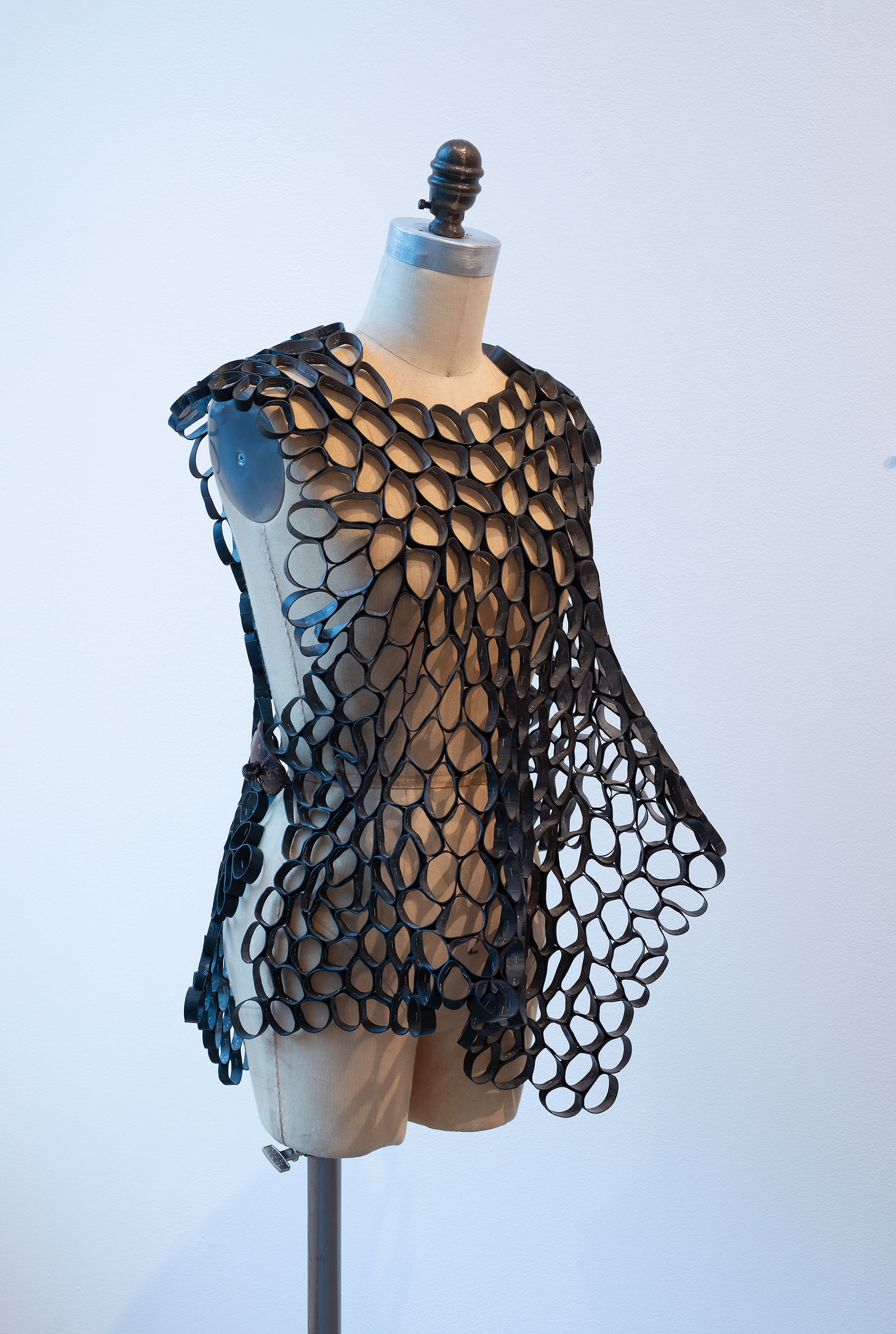 Soft Sculpture #1 – Two Years of Isolation, 2022, 60" x 20" x 17"