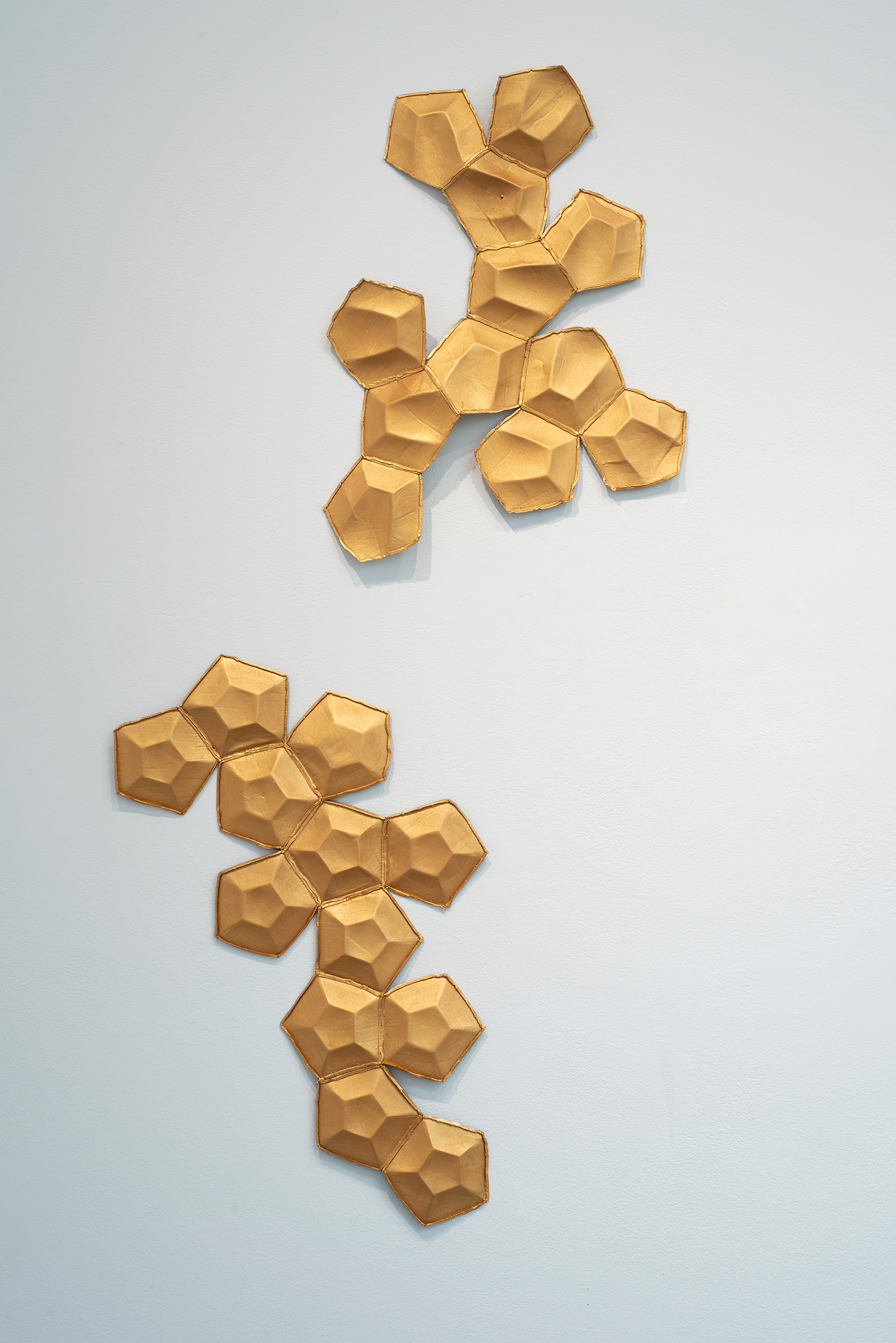 Above: Going for Gold #8, 2025; Below: Going for Gold #7, 2025