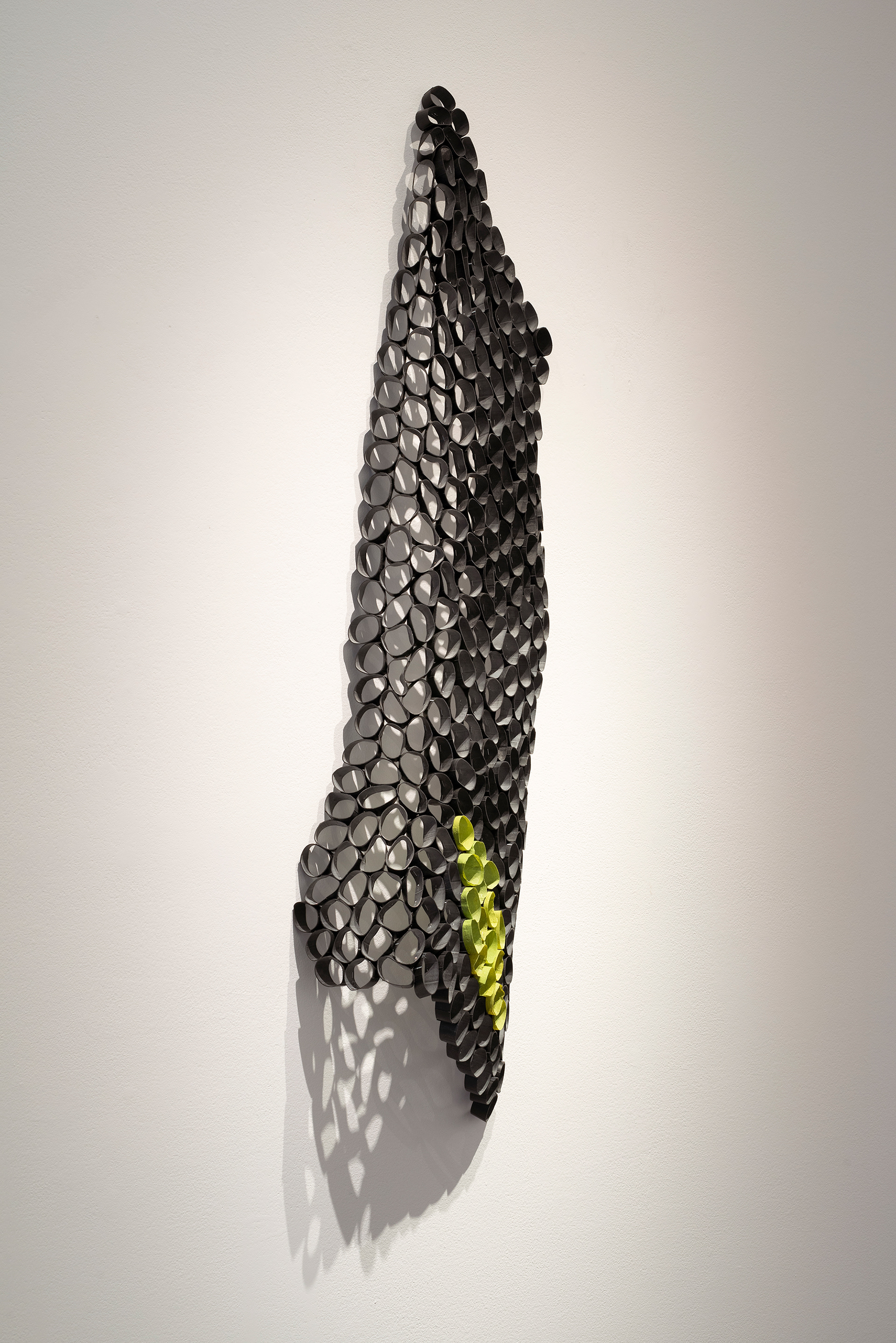 Soft Sculpture #4, 2023, 45" x 14" x 6" (Side View)