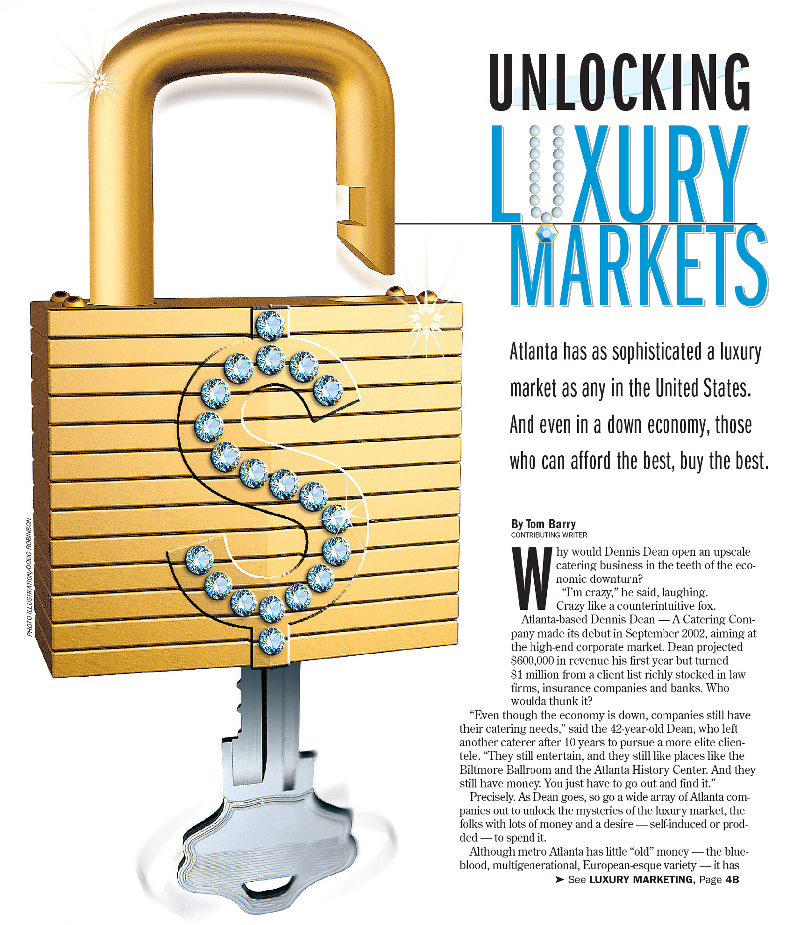 Editorial illustration for a story in the Atlanta Business Chronicle/American City Biz Journals