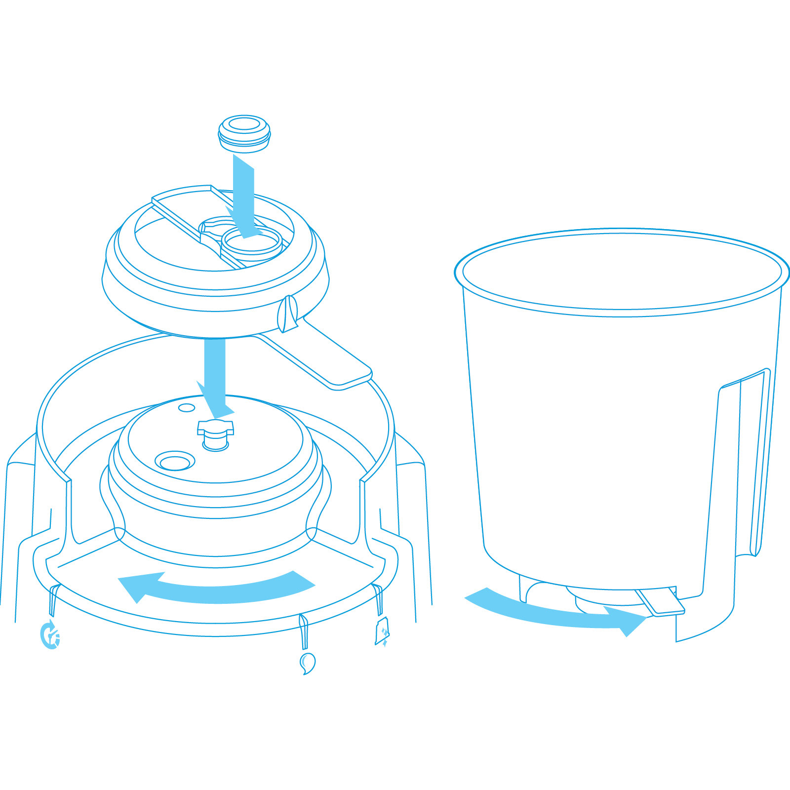 Technical schematic illustrations for cold brew client - 2022