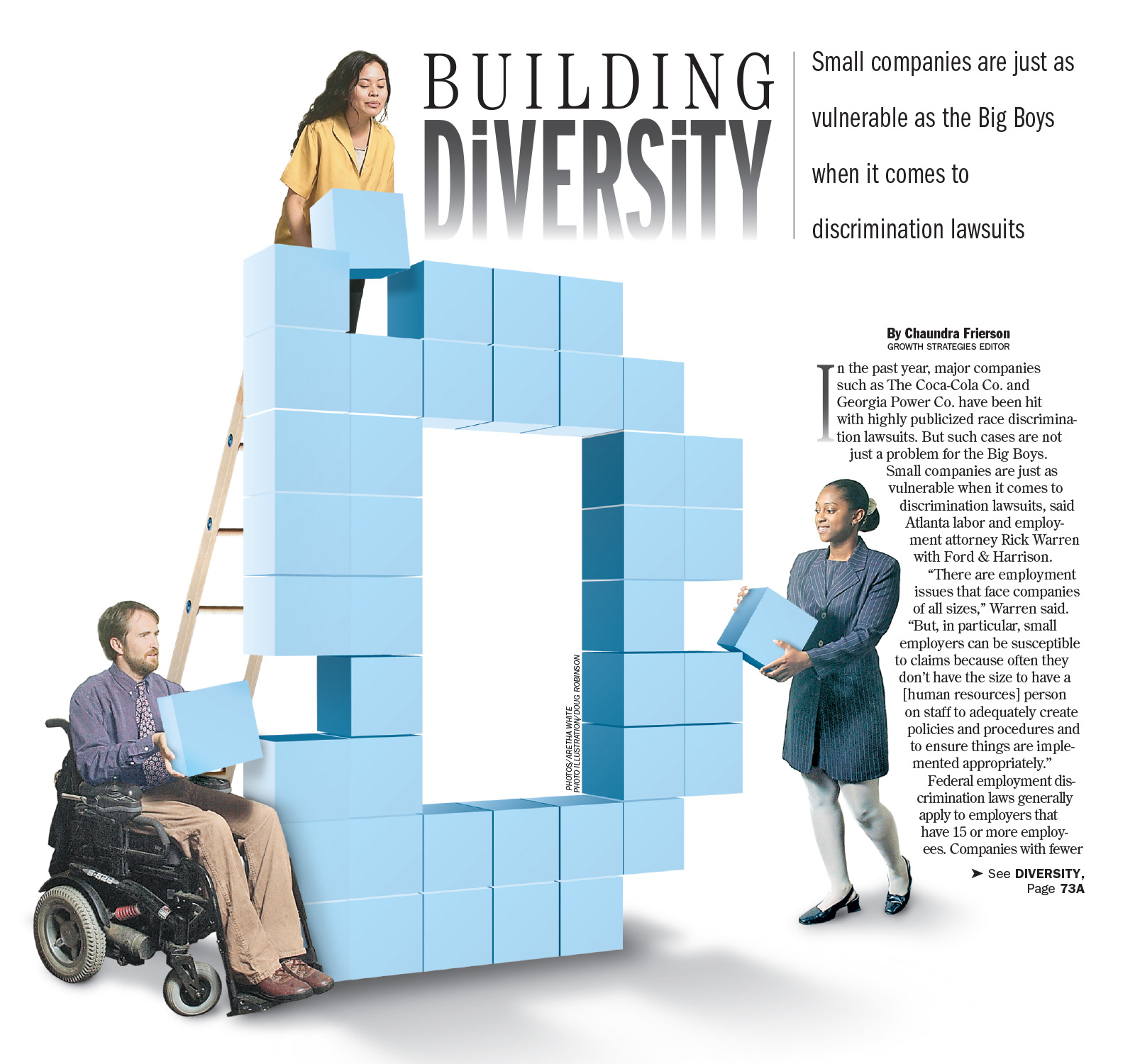 Editorial illustration for a story in the Atlanta Business Chronicle/American City Biz Journals