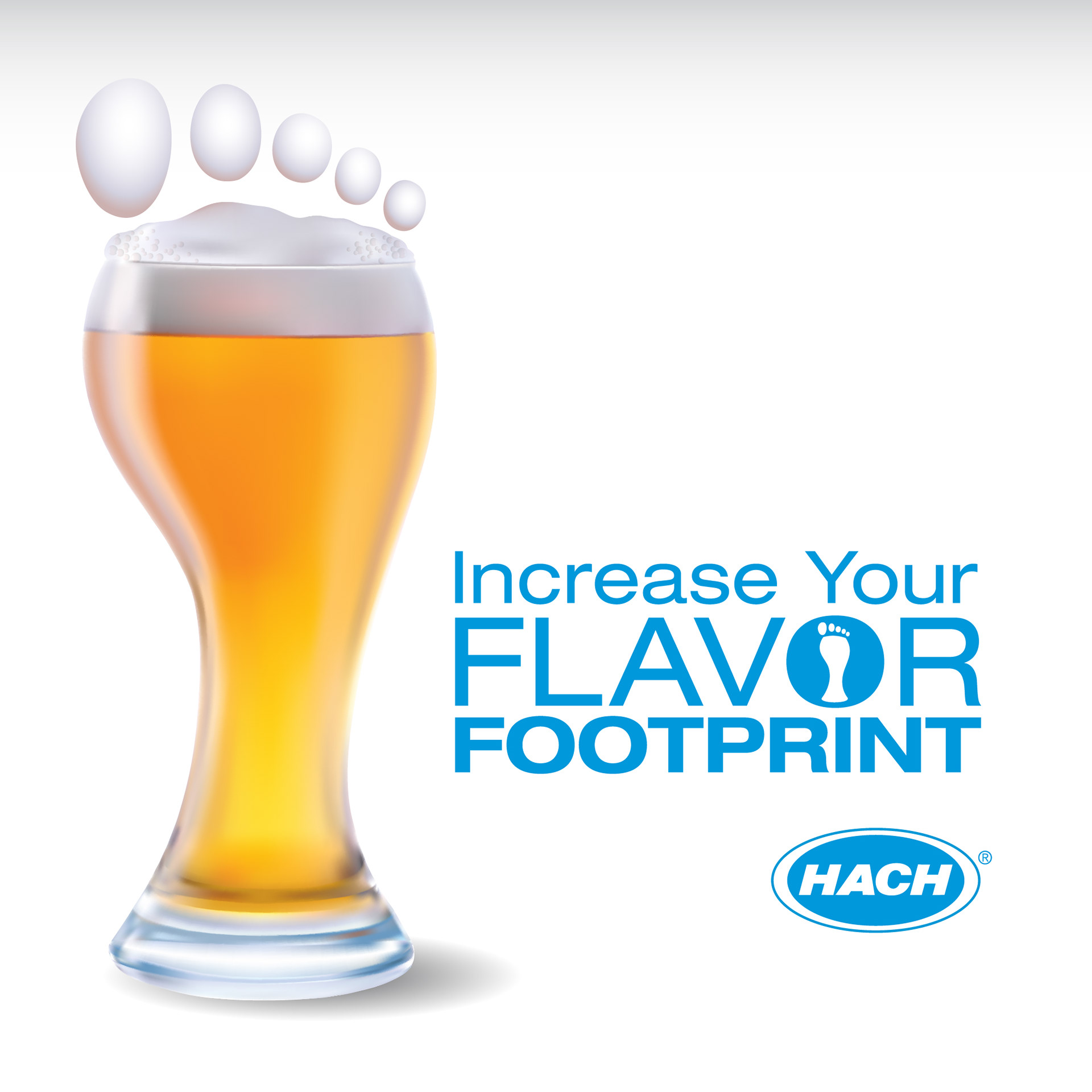 Illustration campaign promoting Hach water filtration systems for craft breweries - 2014