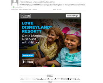 Hilton Honors Stay Driver Email
