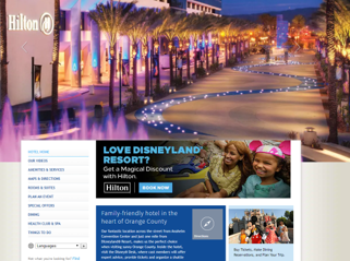 DIsneyland retailing for individual hotel sites