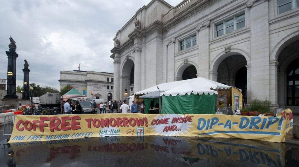 Outside Union Station in Washington DC