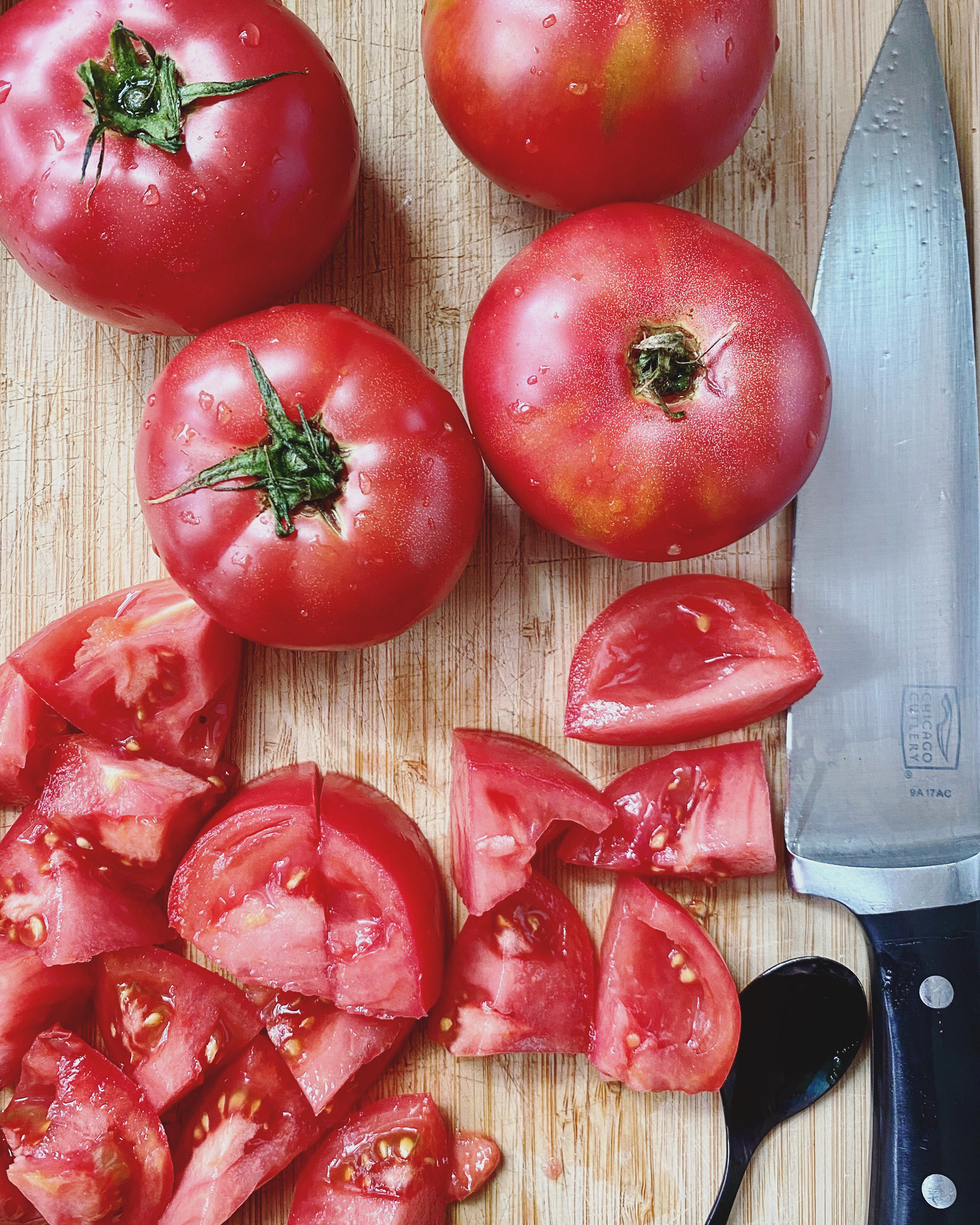 Fresh San Marzano tomatoes