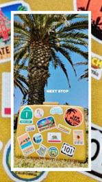 IG story template for hotels