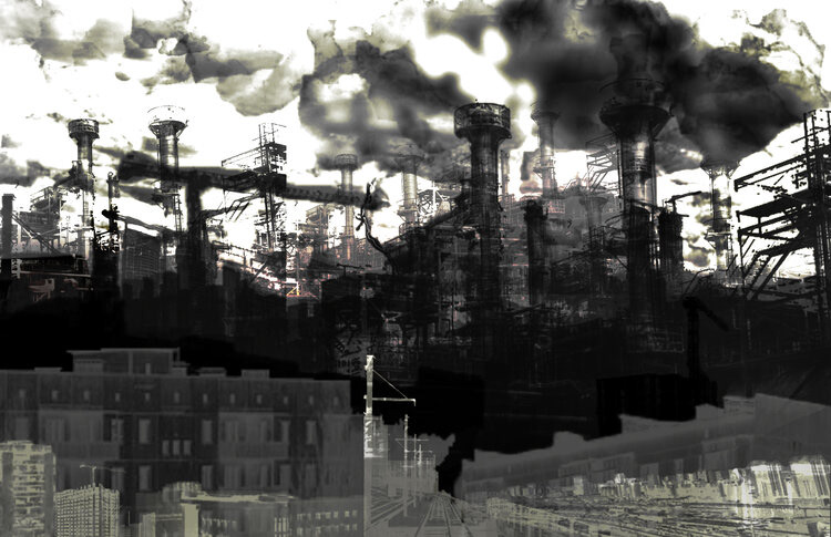 Frank Wong, "Background Design #1," 2019, Adobe Photoshop.